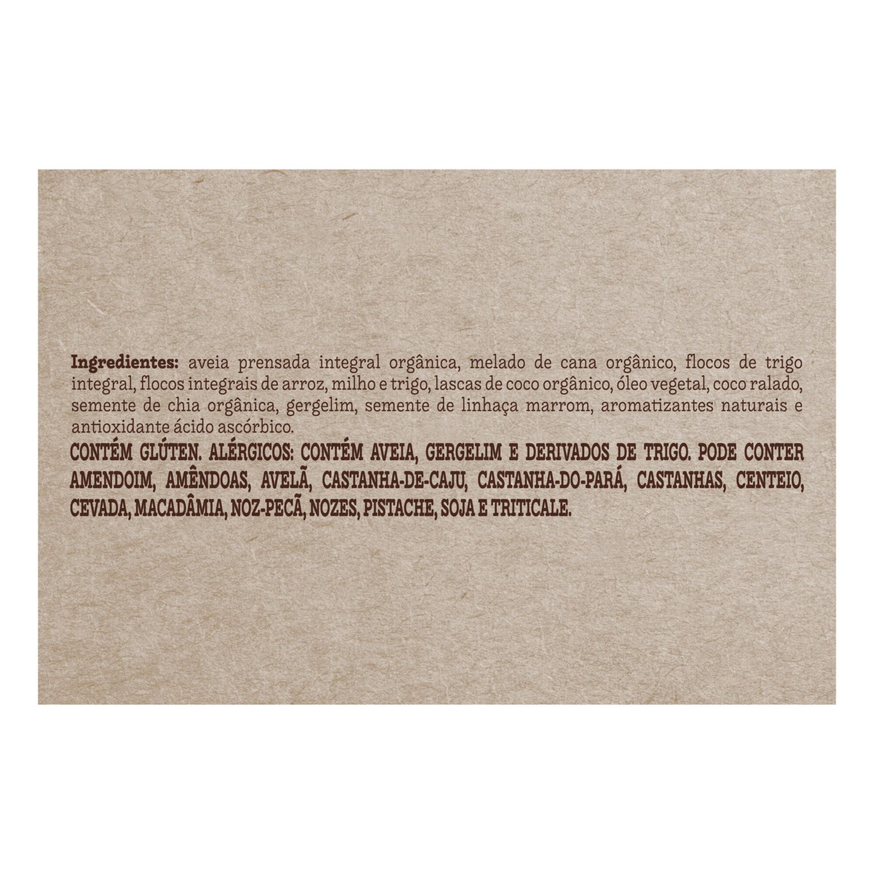 Granola Lascas de Coco Mãe Terra Caixa 180g