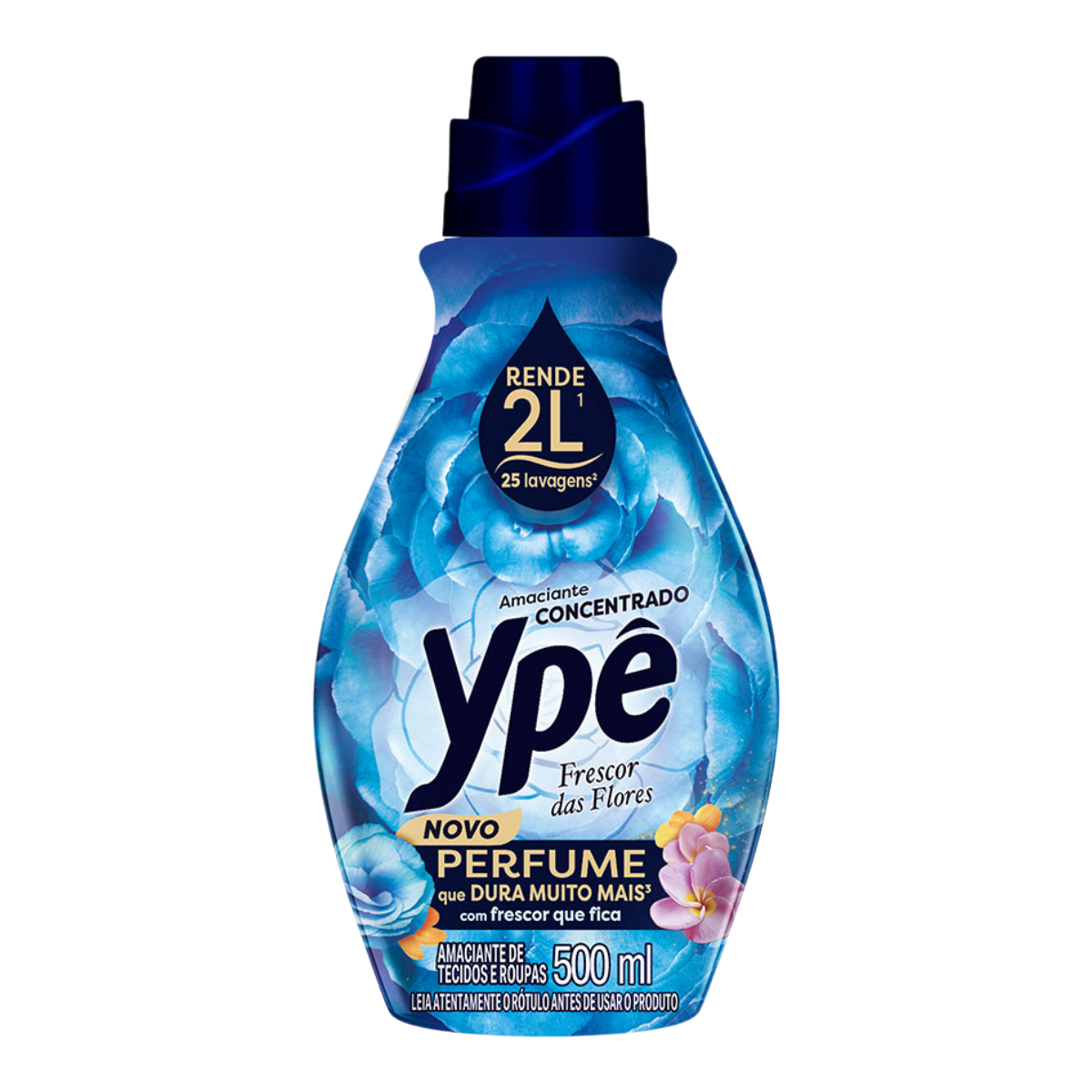 Amaciante de Roupa Concentrado Frescor das Flores Yp&ecirc; Frasco 500ml