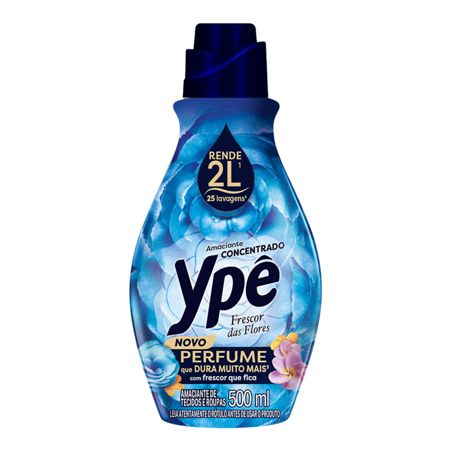 Amaciante de Roupa Concentrado Frescor das Flores Yp&ecirc; Frasco 500ml