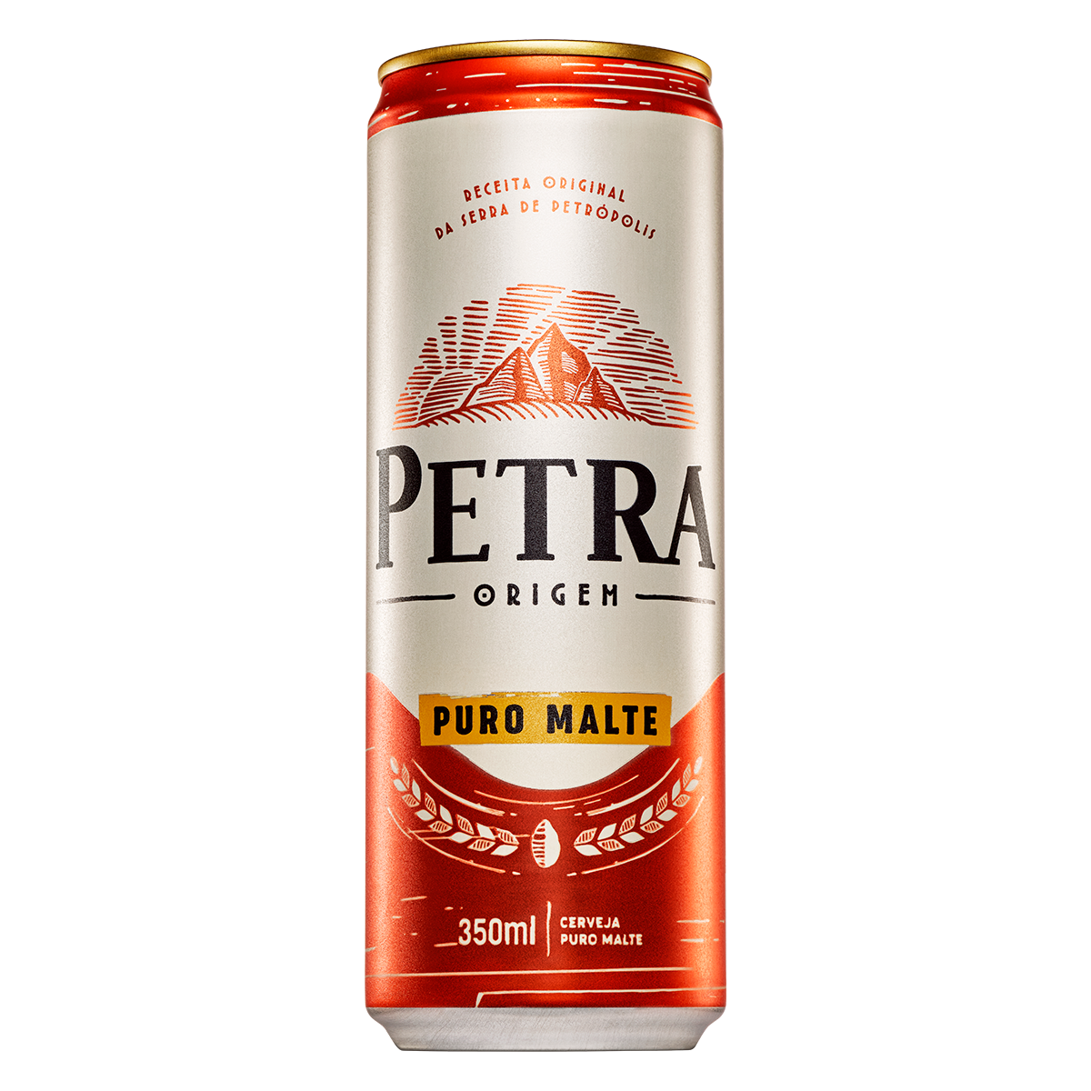 Cerveja American Lager Puro Malte Petra Origem Lata 350ml&nbsp;
