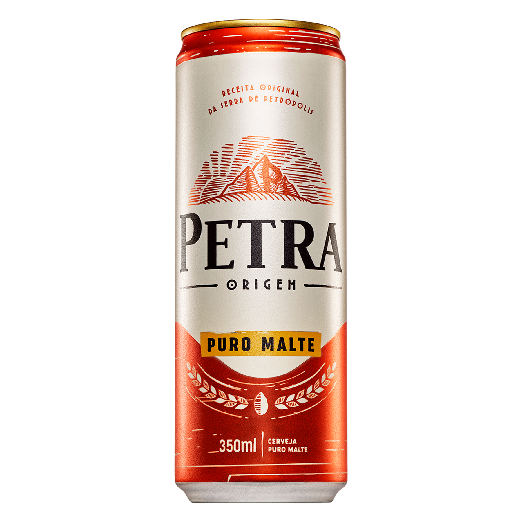 Cerveja American Lager Puro Malte Petra Origem Lata 350ml&nbsp;