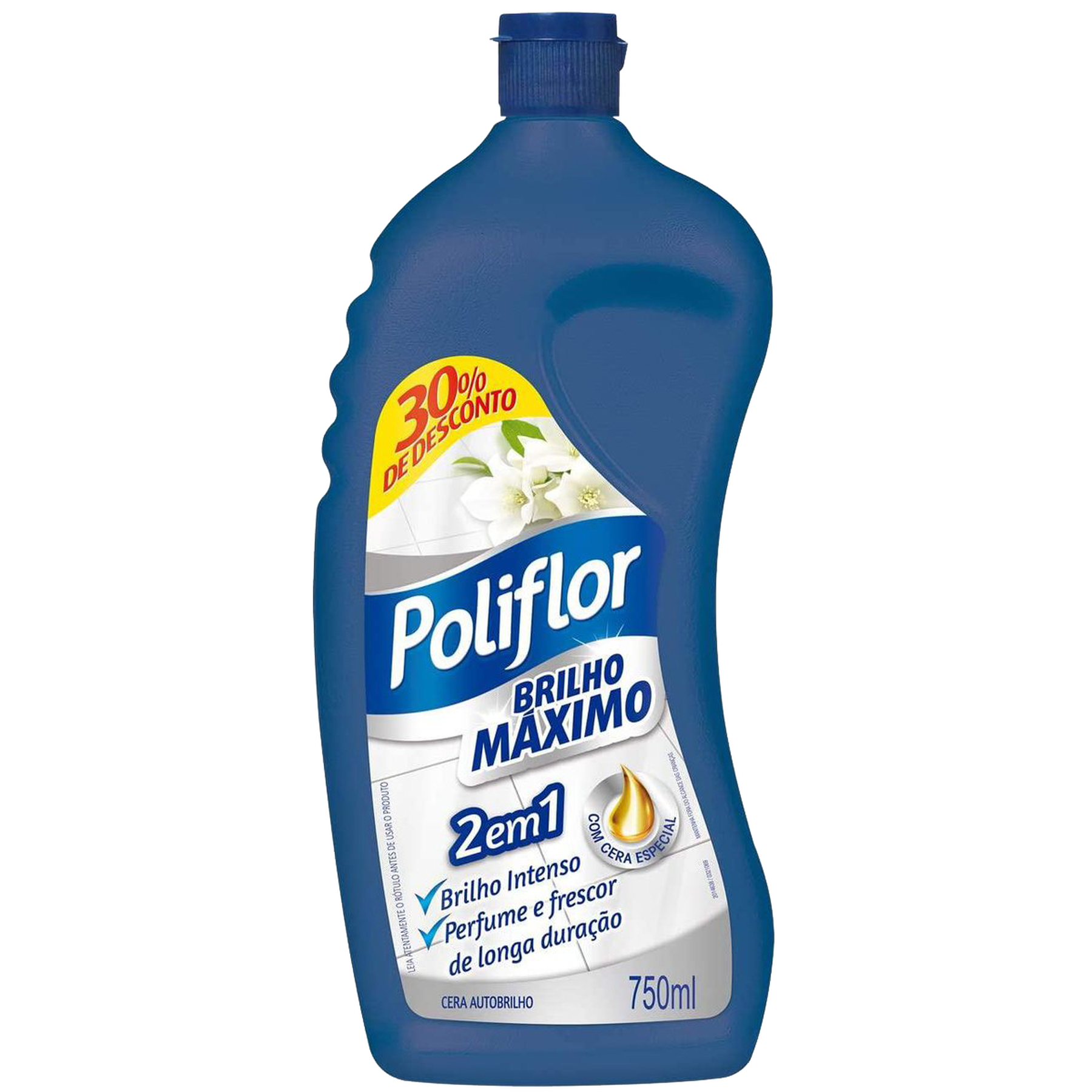 Cera Líquida Poliflor Brilho Máximo Incolor 30%D 750ml