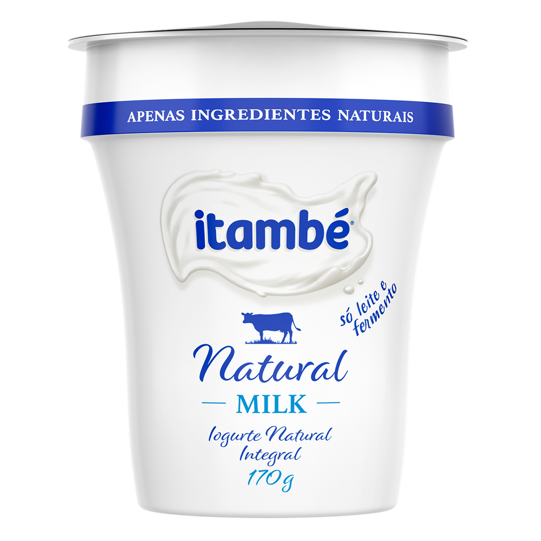 Iogurte Integral Natural Milk Itamb&eacute; Copo 170g