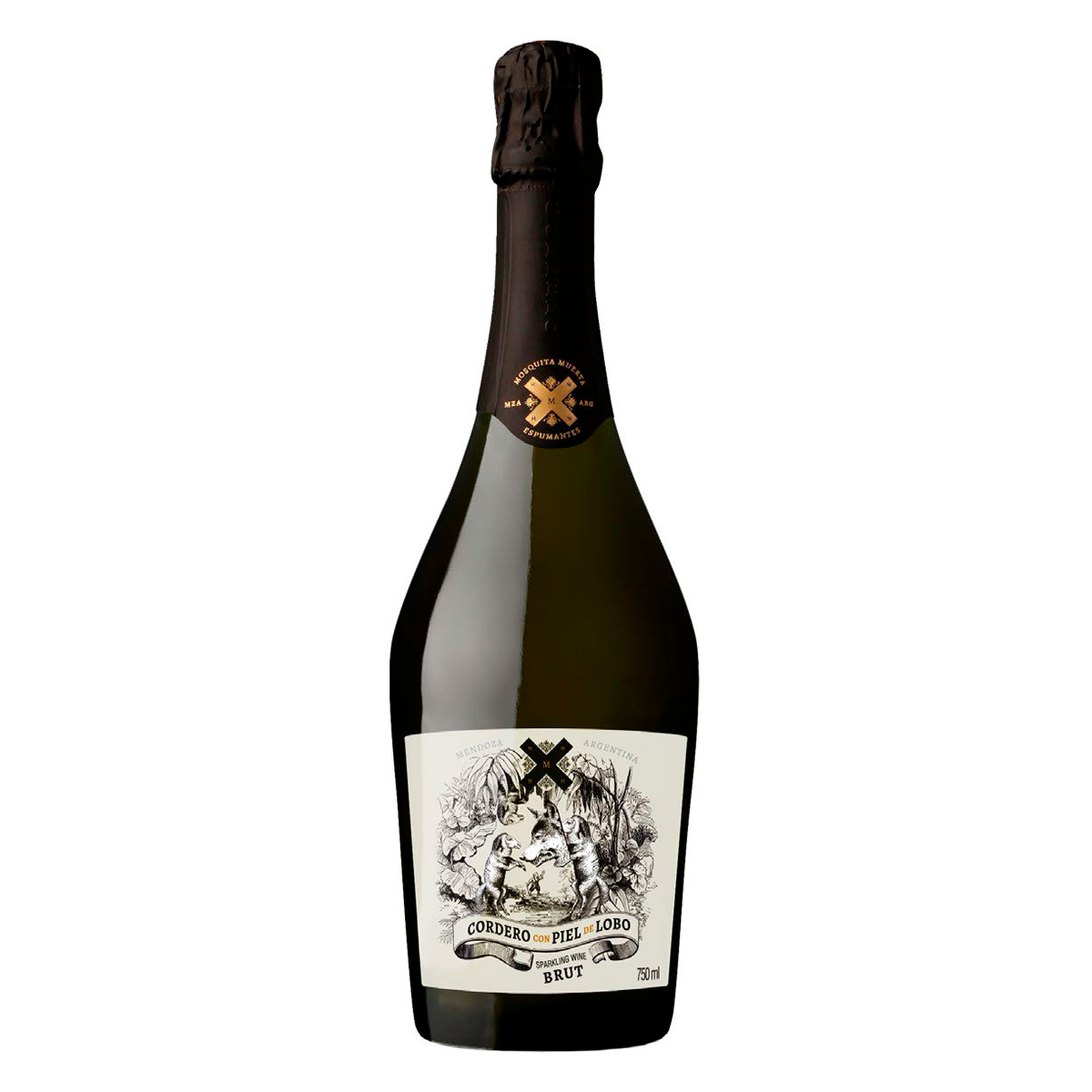 Espumante Branco Brut Cordero con Piel de Lobo Garrafa 750ml