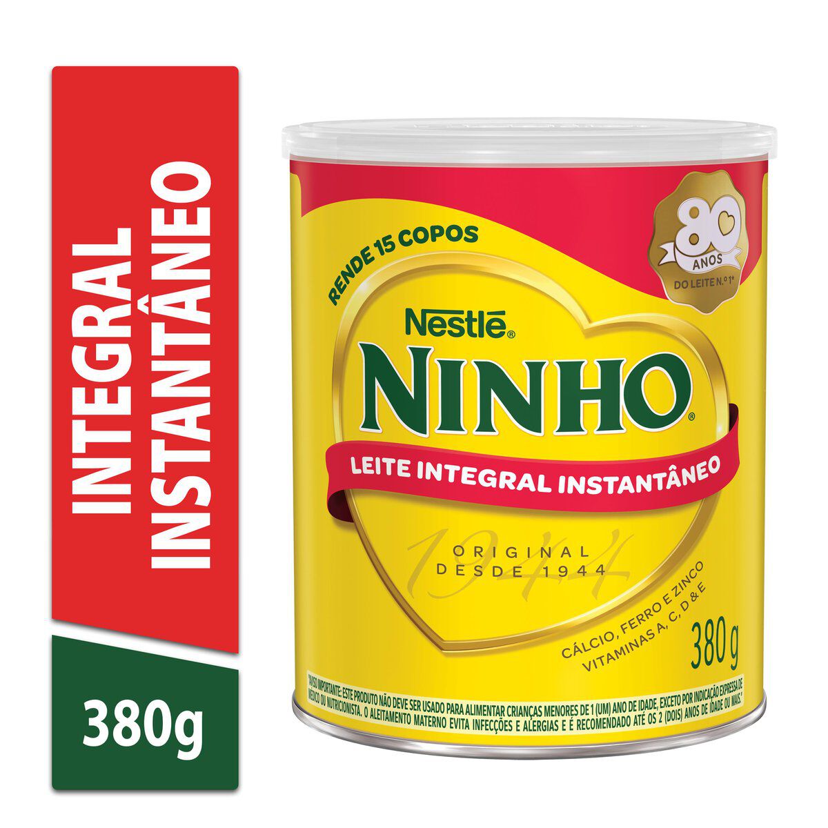 Leite em P&oacute; Ninho Integral Instant&acirc;neo Lata 380g
