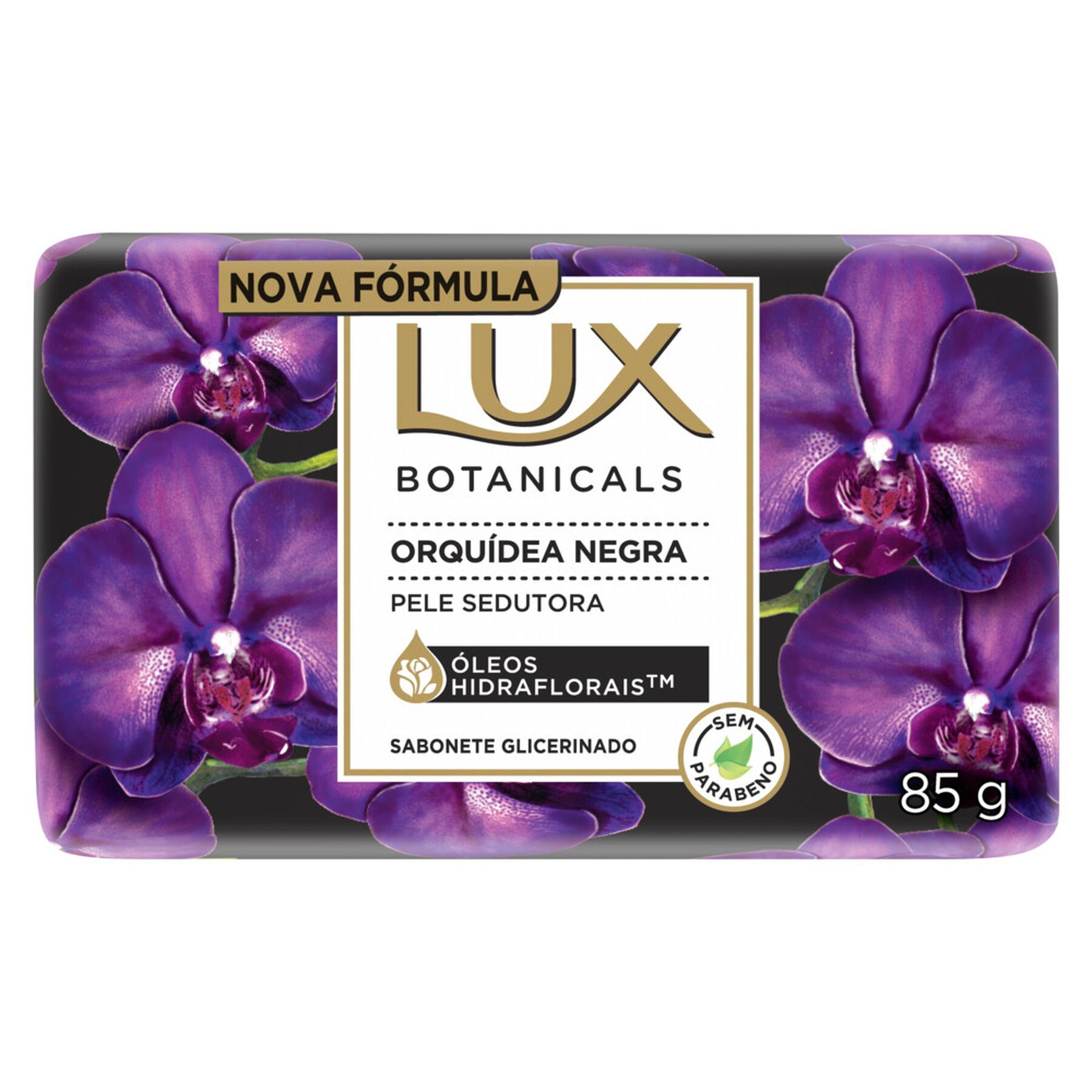 Sabonete em Barra Glicerinado Orquídea Negra Lux Botanicals Cartucho 85g