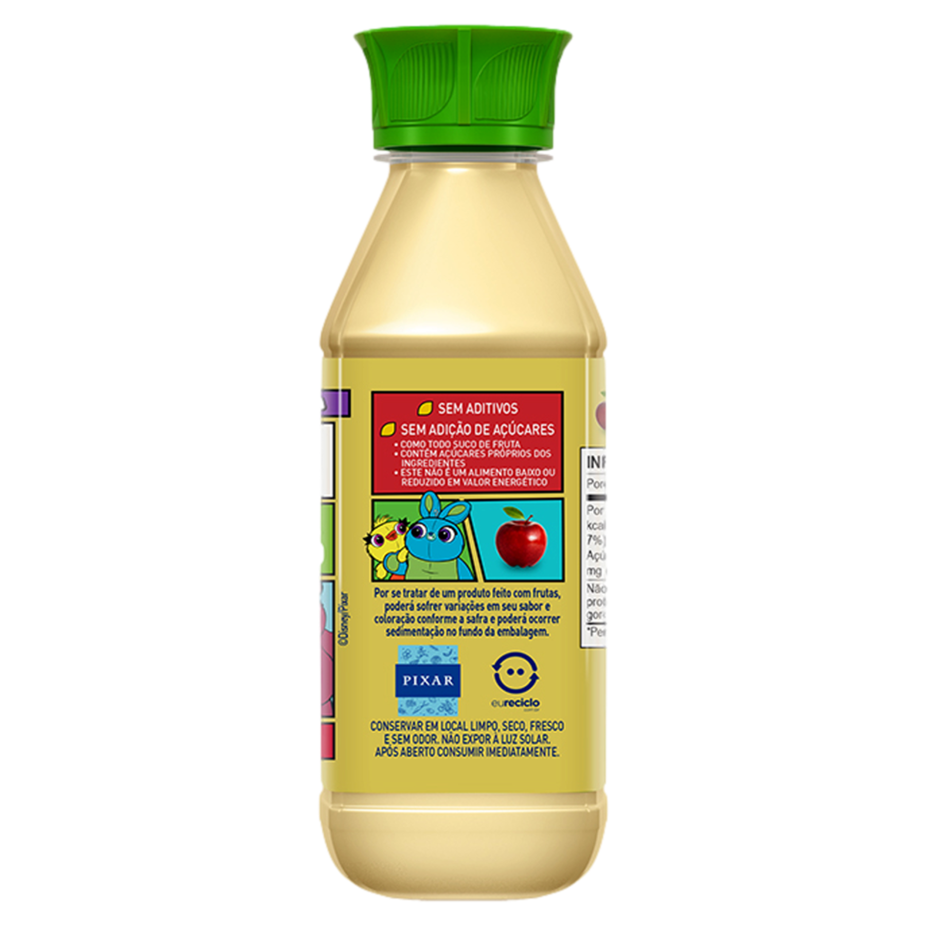 Suco Ma&ccedil;&atilde; Toy Story Natural One Ambiente Garrafa 180ml