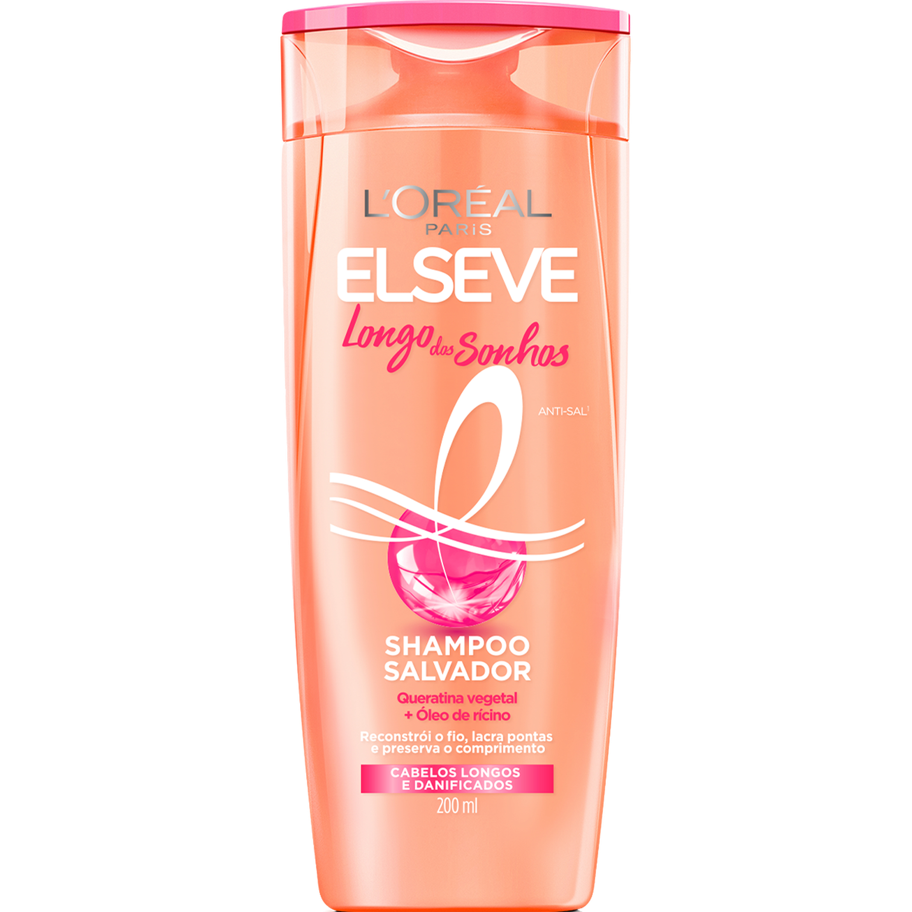 Shampoo Salvador Longo Dos Sonhos Elseve L'Oréal Paris Frasco 200ml