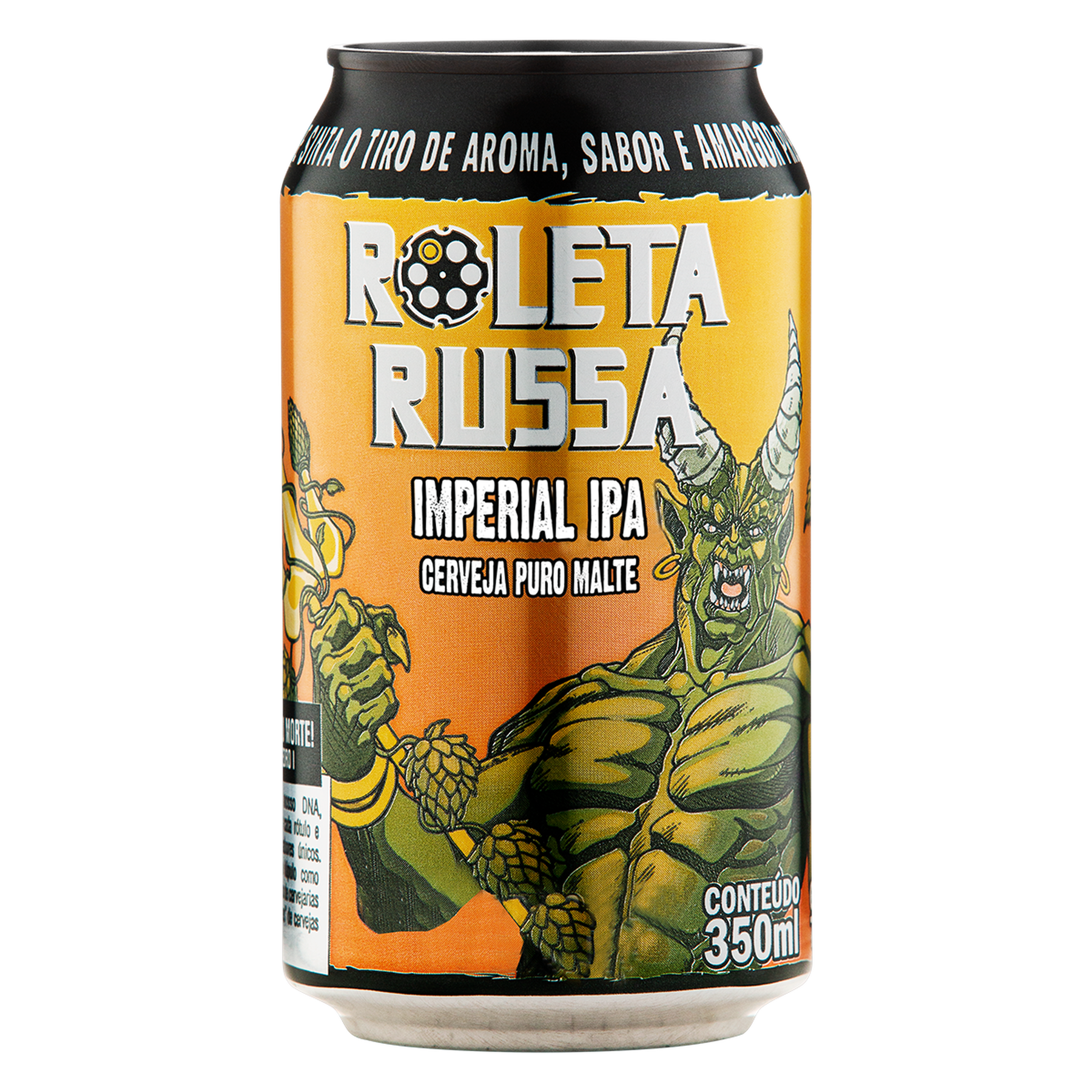 Cerveja Imperial IPA Roleta Russa Lata 350ml