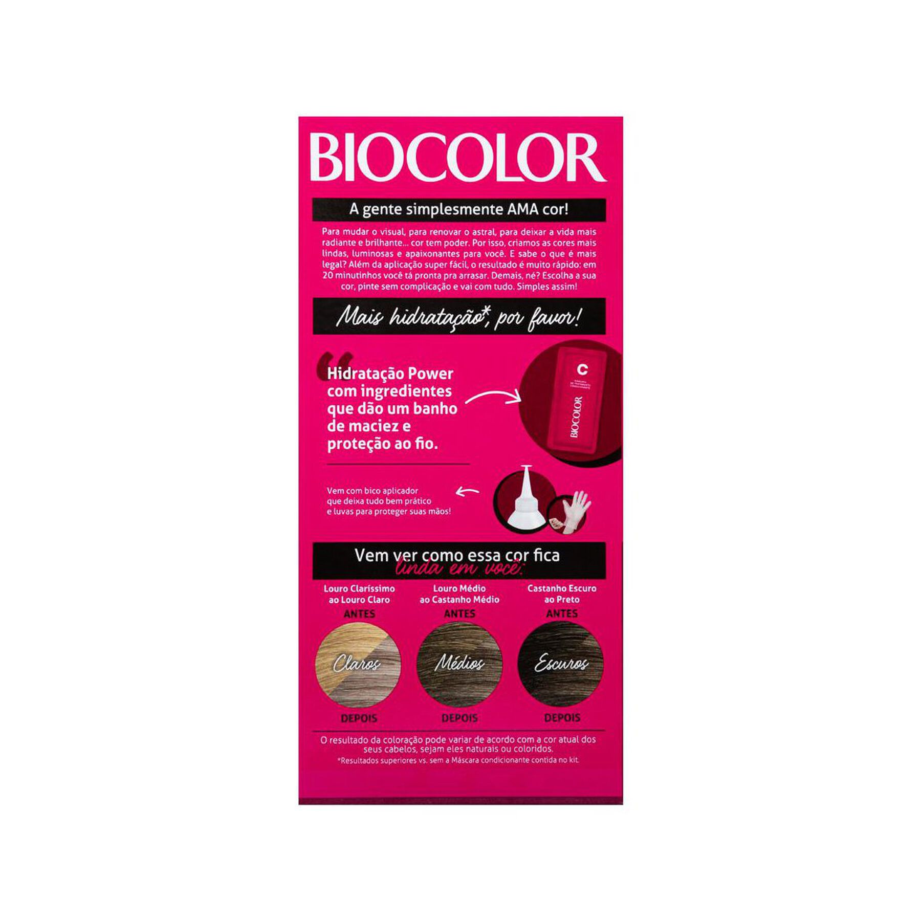 Tintura para Cabelo Louro Cinza Médio 7.1 Biocolor 