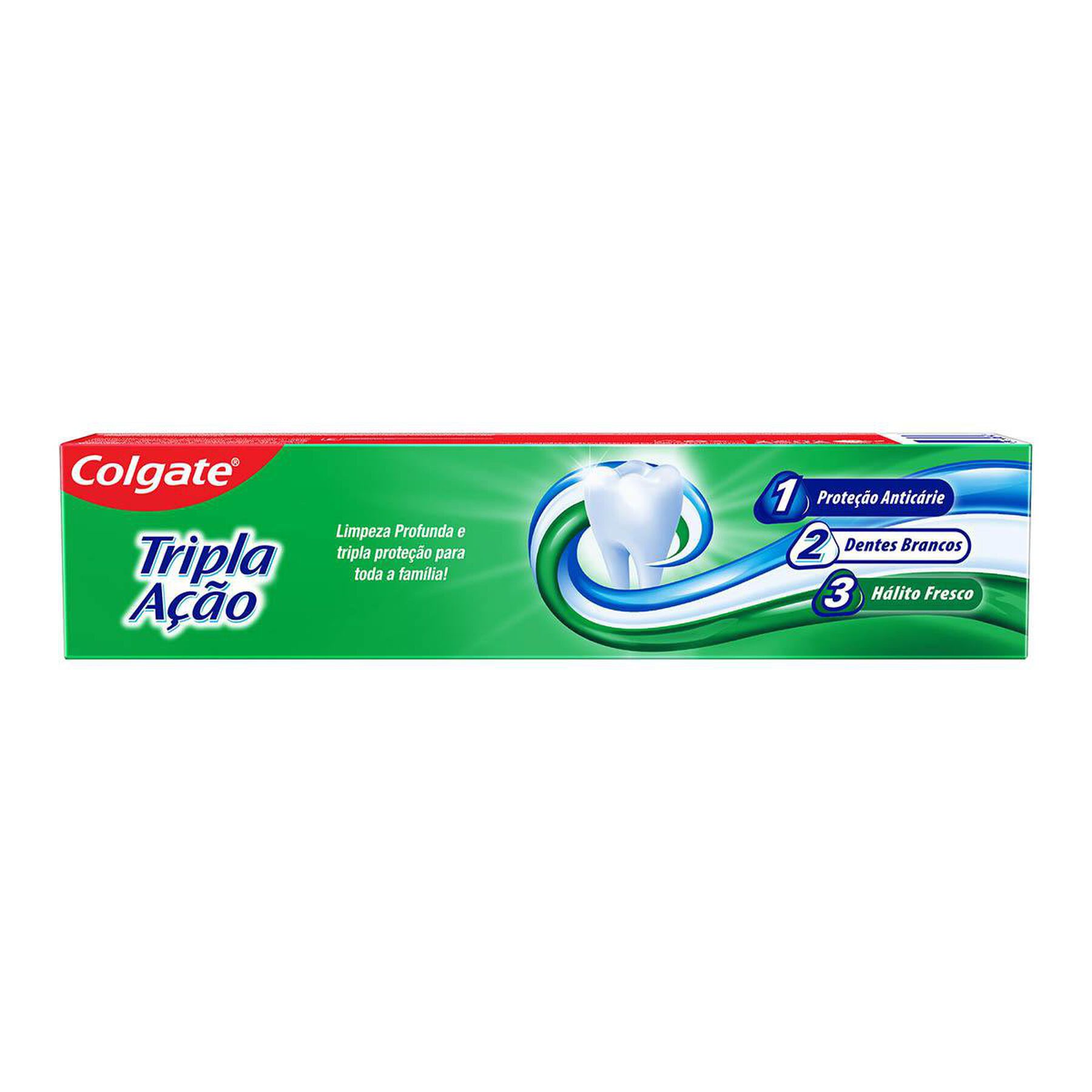 Creme Dental Menta Original Colgate Tripla Ação Caixa 180g - Embalagem Preço Especial