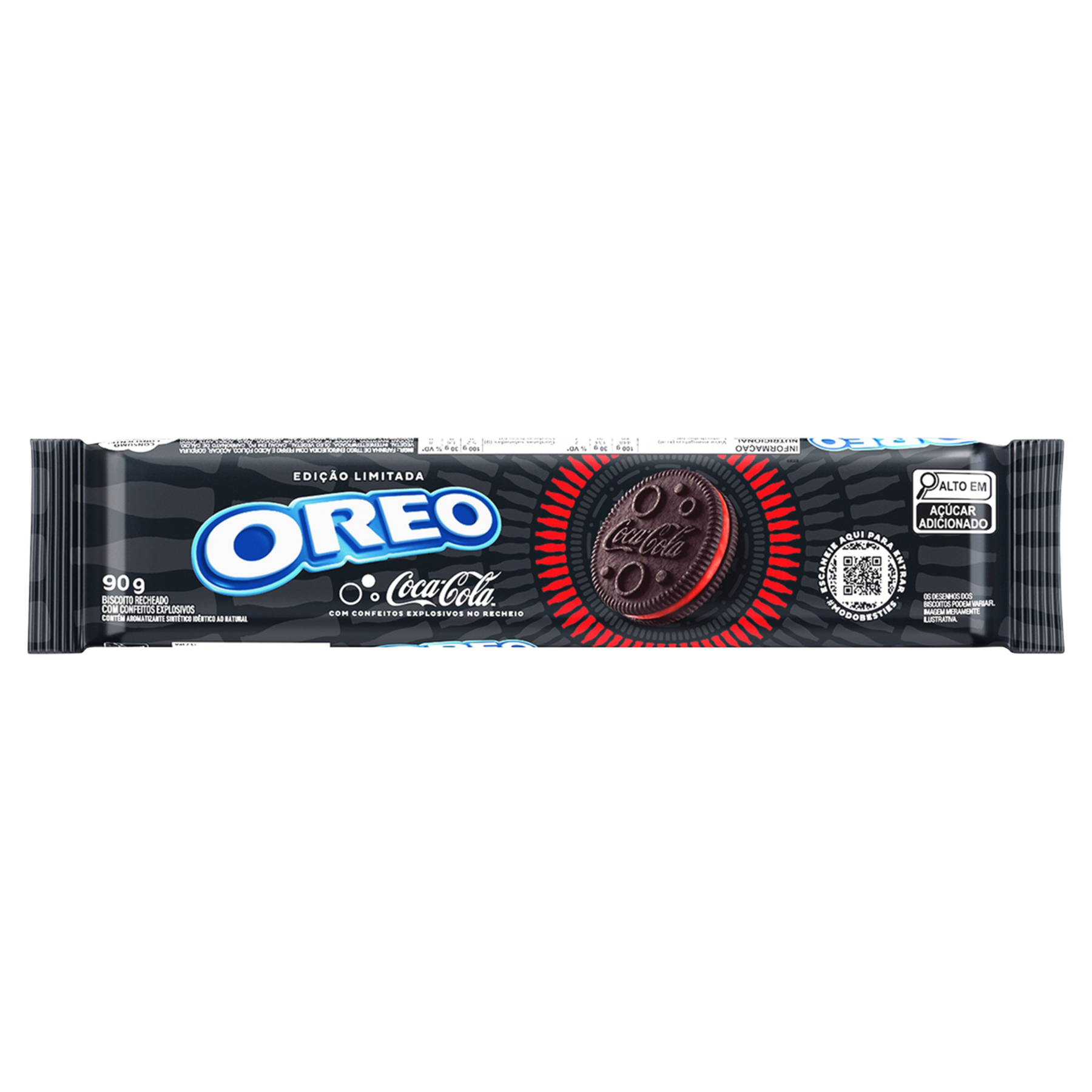 Biscoito Coca-Cola Oreo Pacote 90g