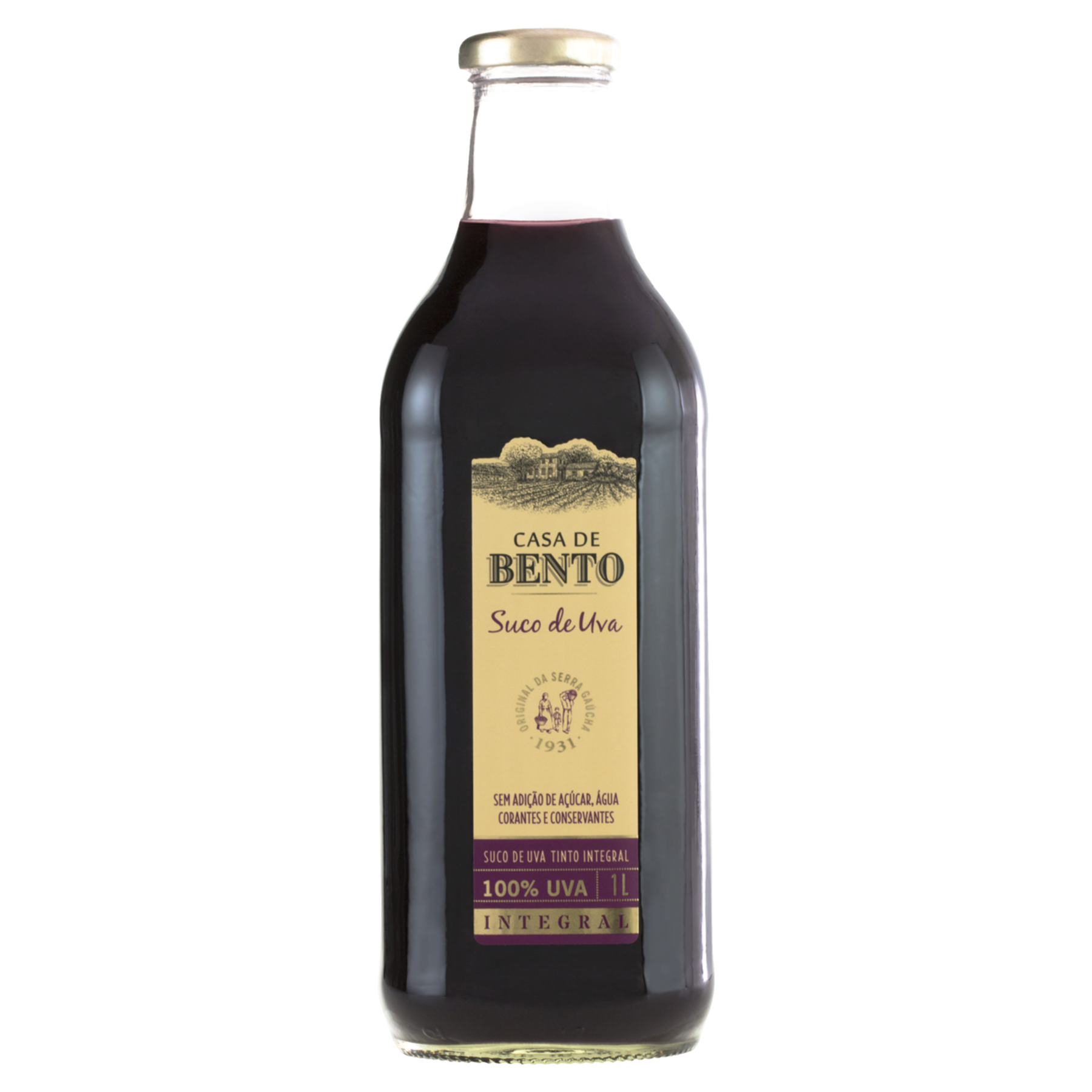 Suco Integral Uva Casa de Bento Garrafa 1l&nbsp;
