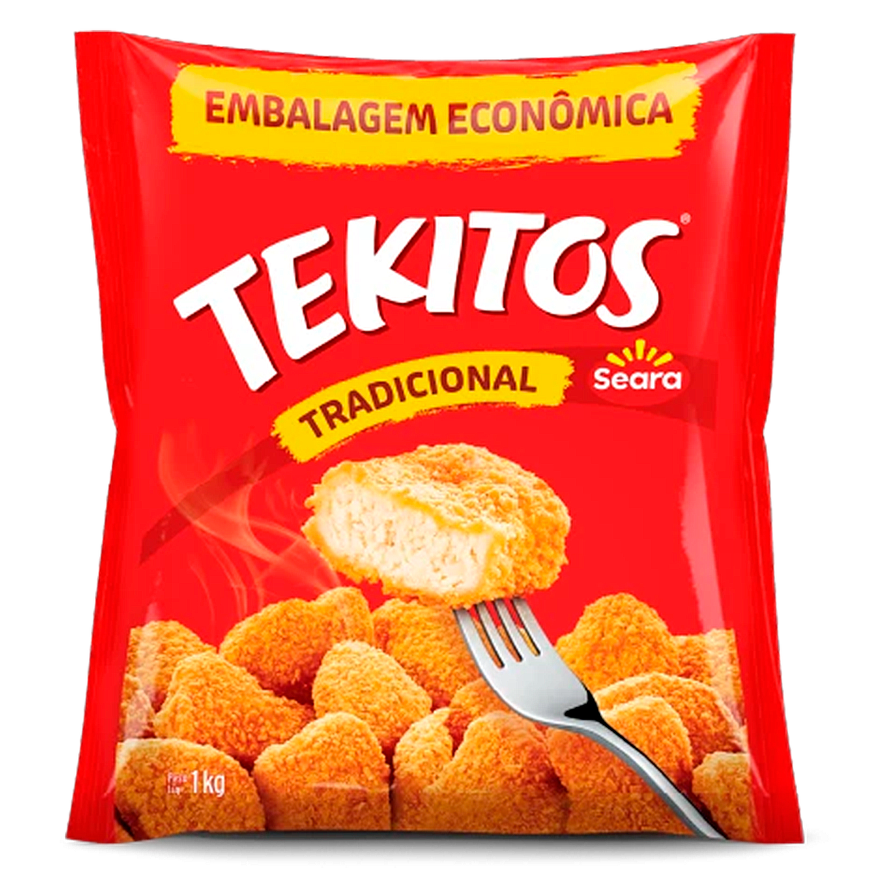 Empanado de Frango Tekitos Tradicional Seara Pacote 1kg