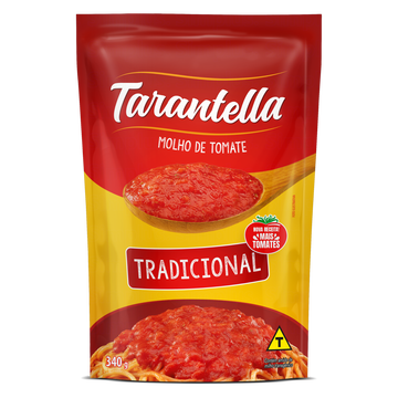 Molho de Tomate Tradicional Tarantella Sachê 340g