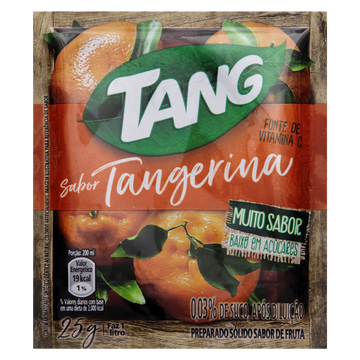 Refresco em Pó Tangerina Tang Pacote 25g