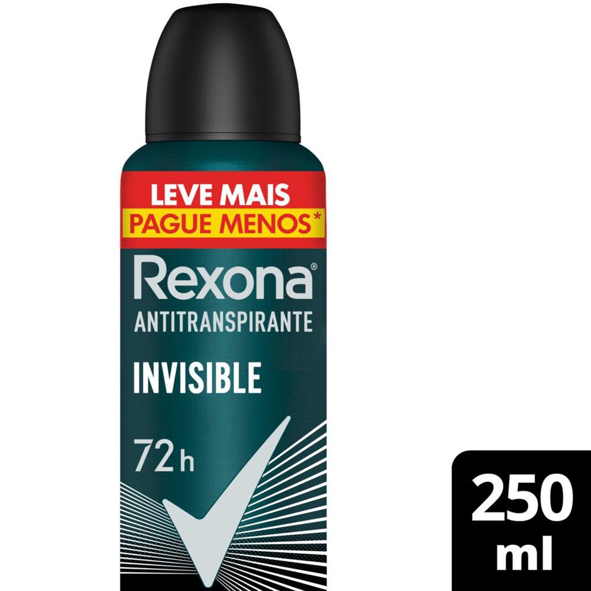 Antitranspirante Aerossol Invisible Rexona Men 250ml