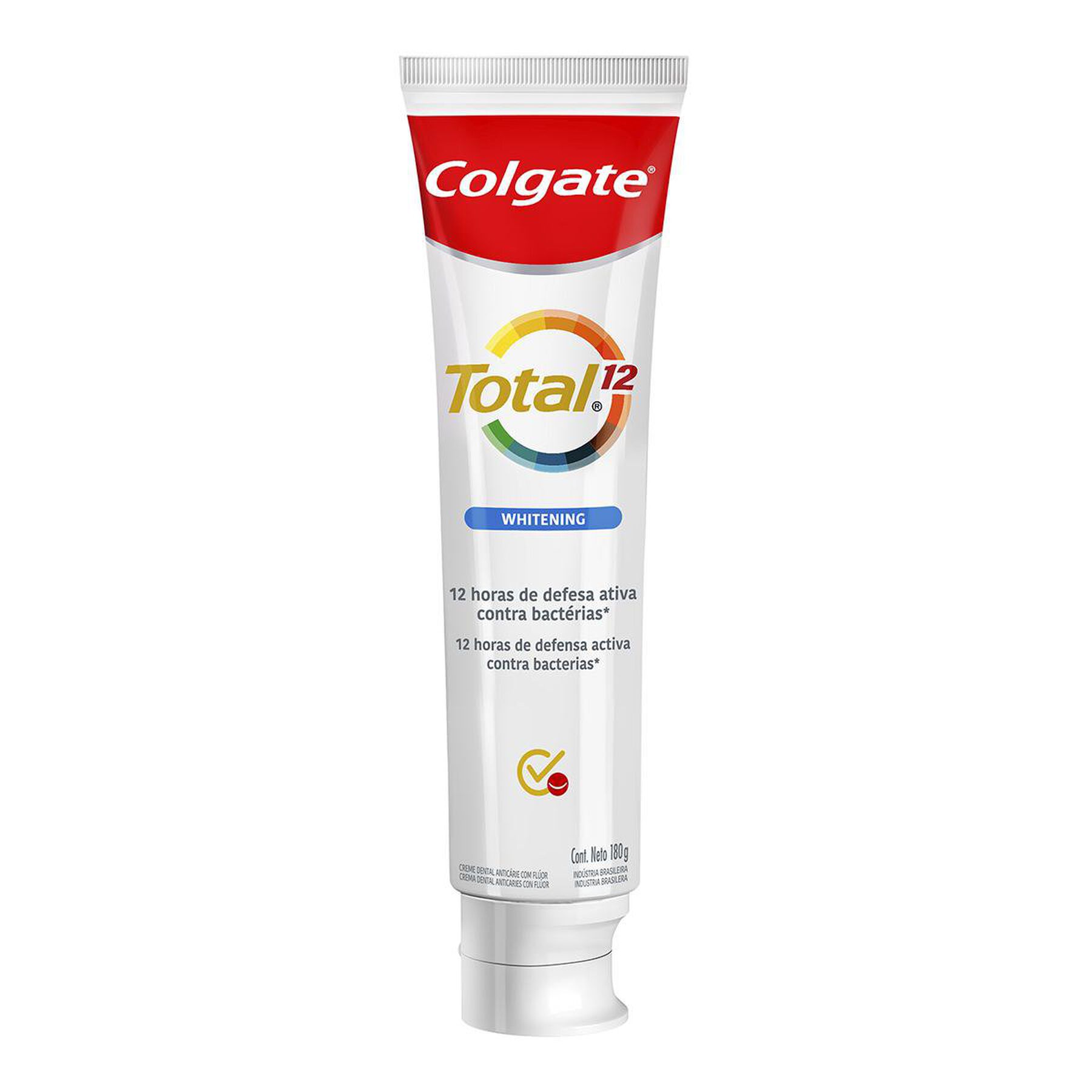 Creme Dental Para Branqueamento Colgate Total 12 Whitening 180g
