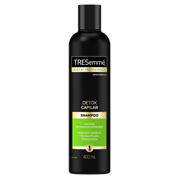 Shampoo Detox Capilar Tresemmé Frasco 400ml