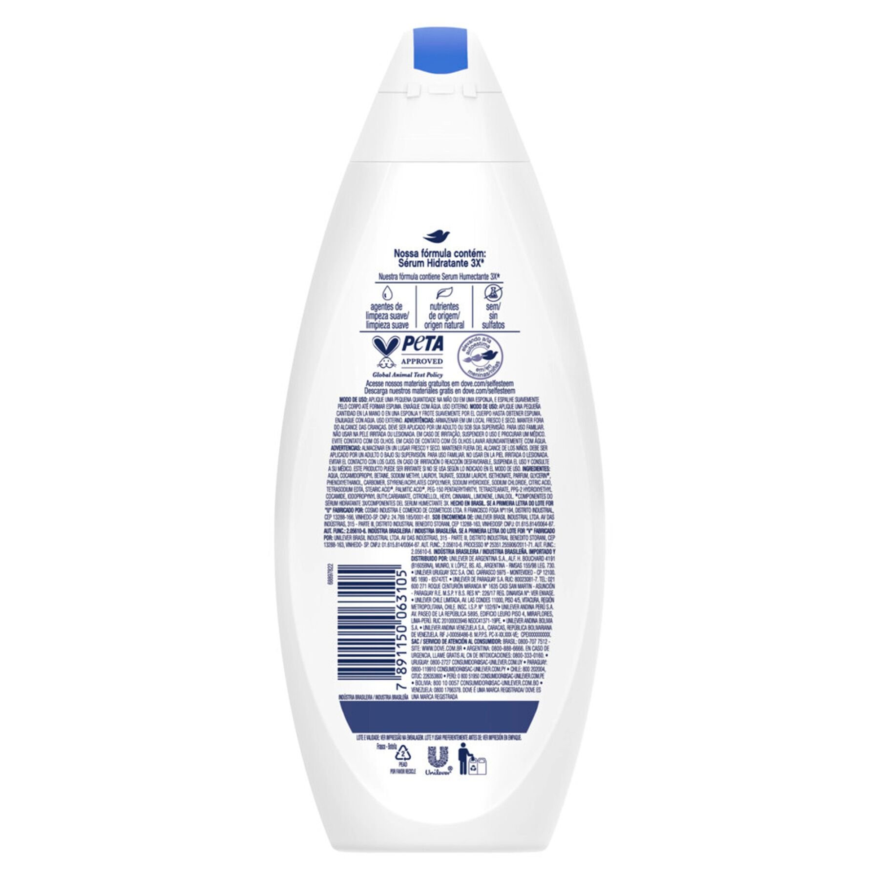 Sabonete Líquido Dove Nutrição Profunda Frasco 250ml
