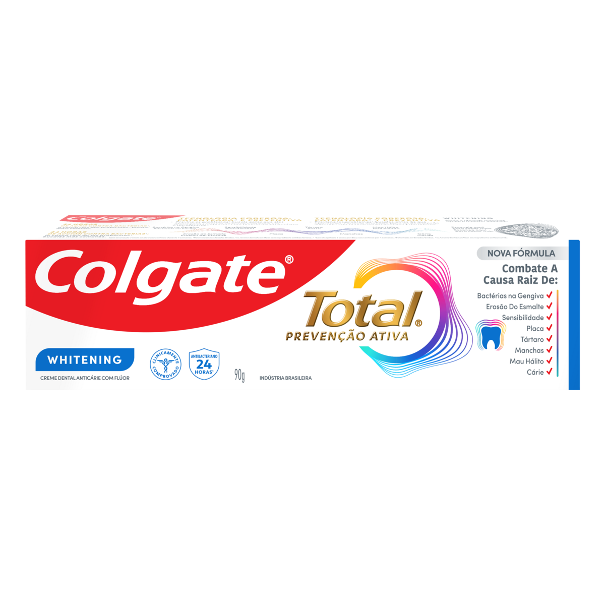 Creme Dental Para Branqueamento Whitening Total Colgate 90g&nbsp;