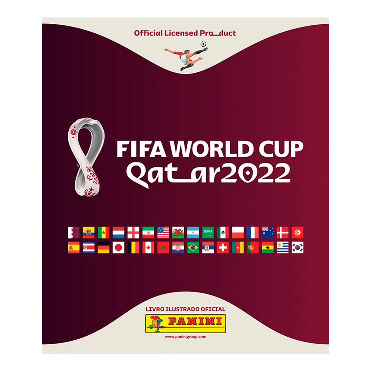 &Aacute;lbum Capa Cart&atilde;o Copa Do Mundo 2022