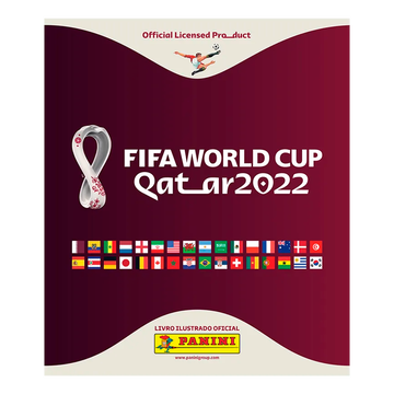 Álbum Capa Cartão Copa Do Mundo 2022