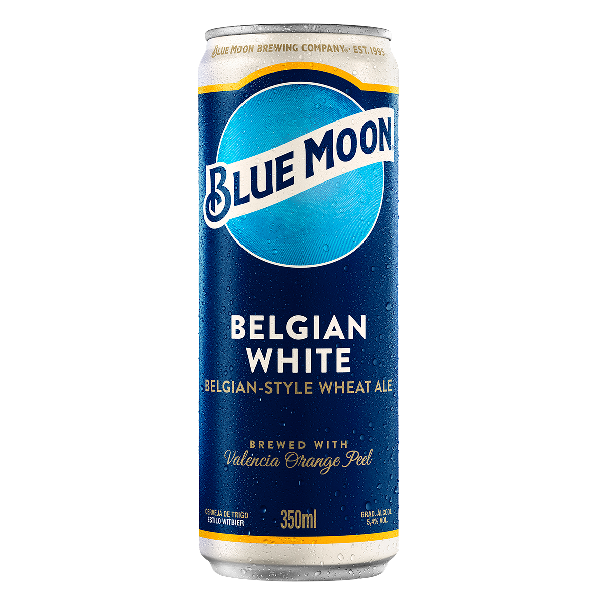 Cerveja Belgian White Ale Blue Moon Lata 350ml