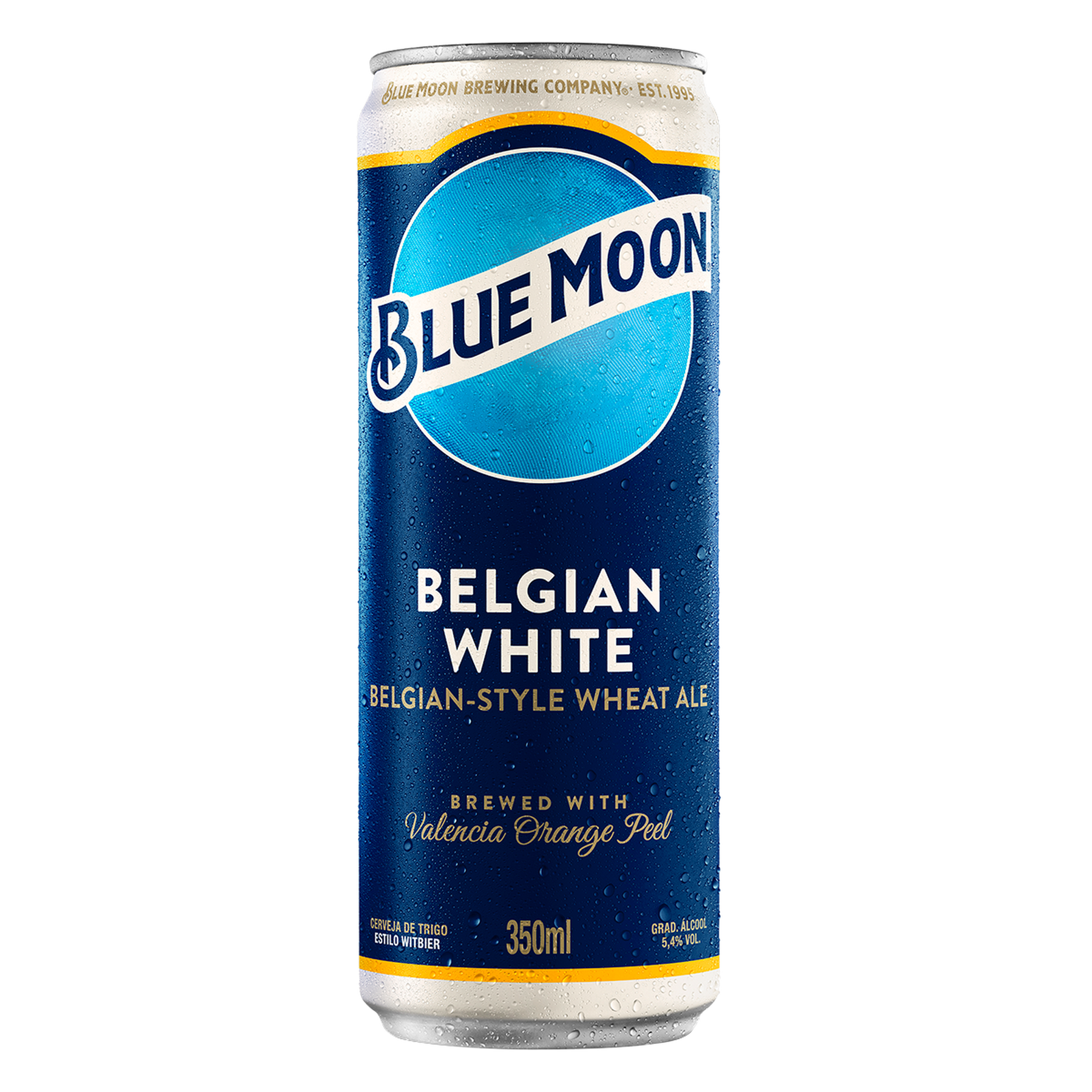 Cerveja Belgian White Ale Blue Moon Lata 350ml