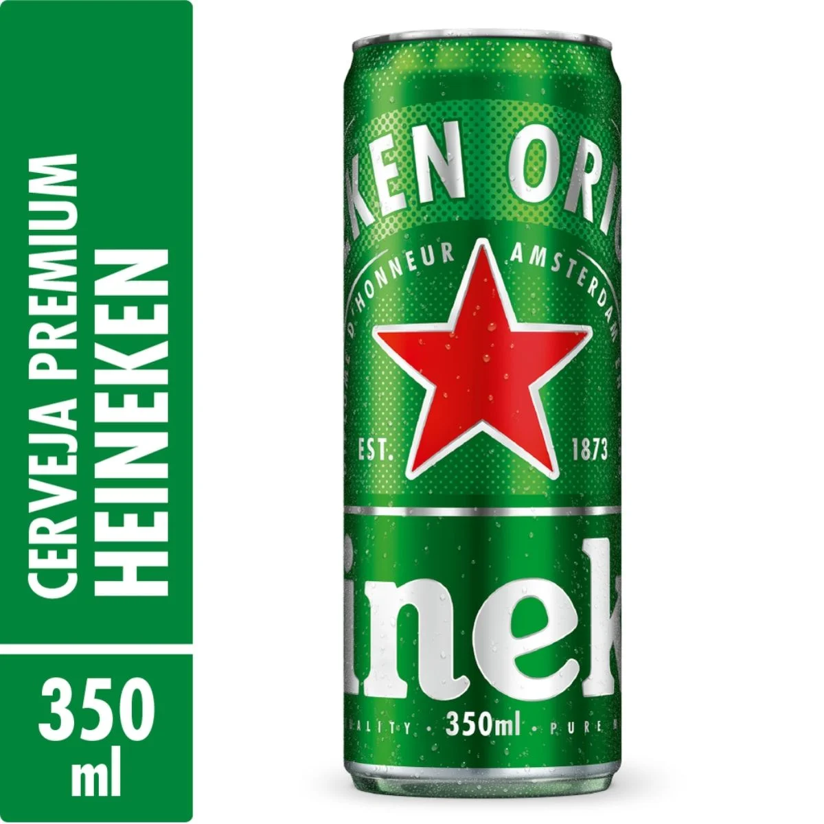 Cerveja Puro Malte Lager Heineken Lata 350ml
