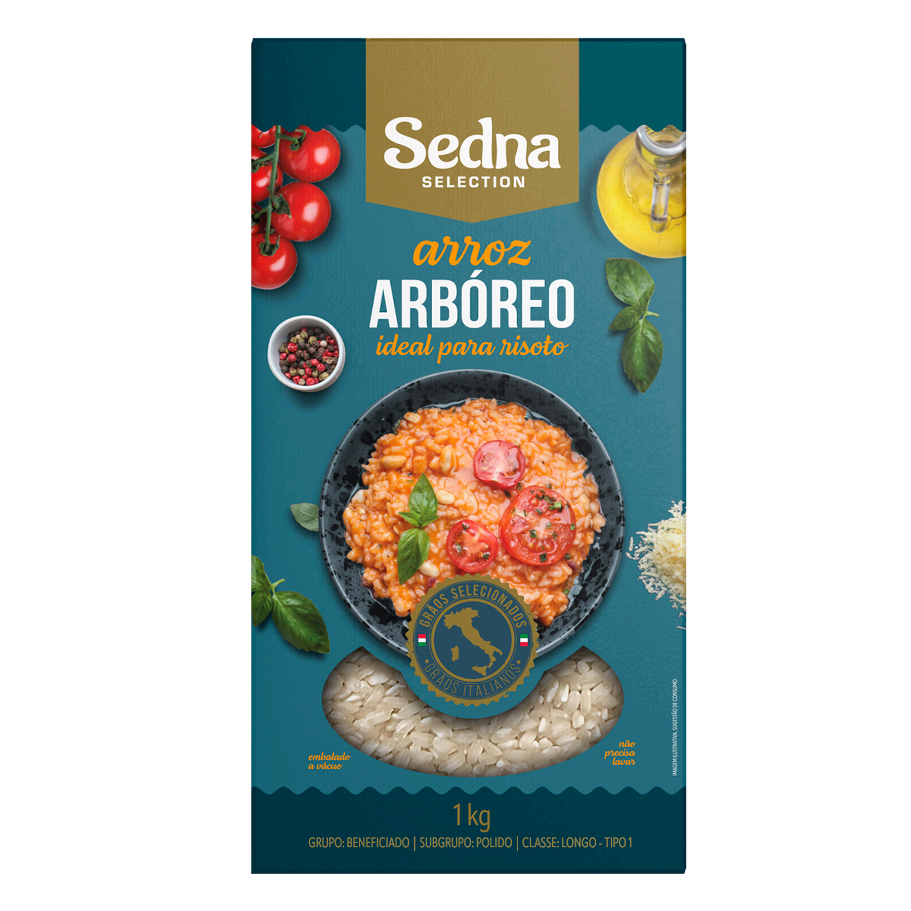 Arroz Arbóreo Sedna Caixa 1kg