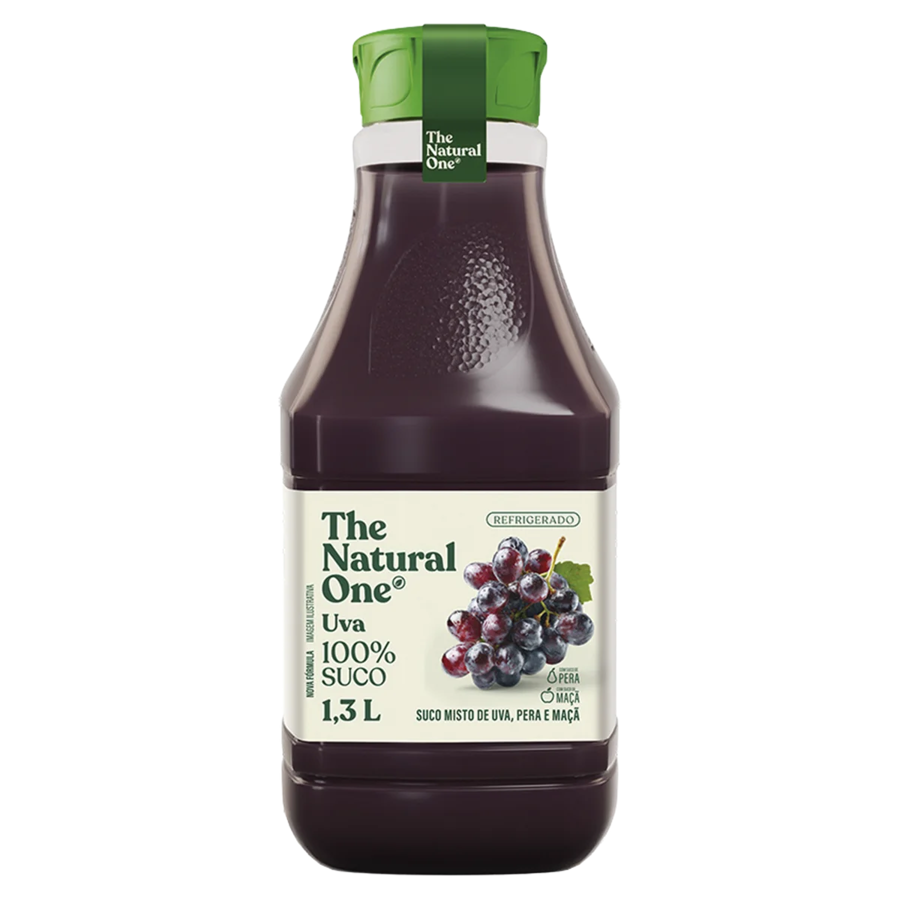 Suco Misto Uva, Pera e Ma&ccedil;&atilde; The Natural One Refrigerado Garrafa 1,3l