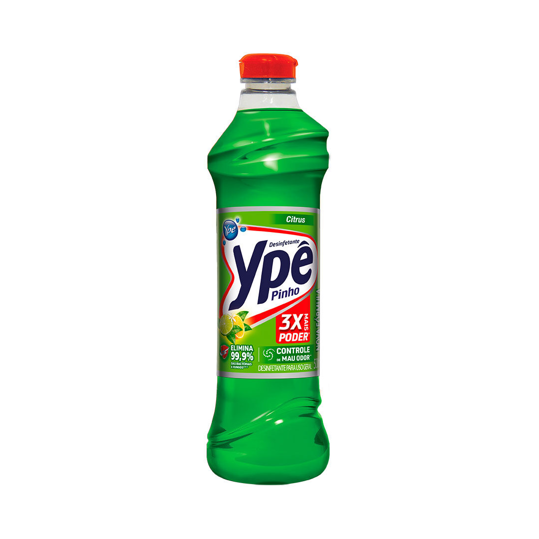 Desinfetante Uso Geral Citrus Yp&ecirc; Pinho Frasco 500ml