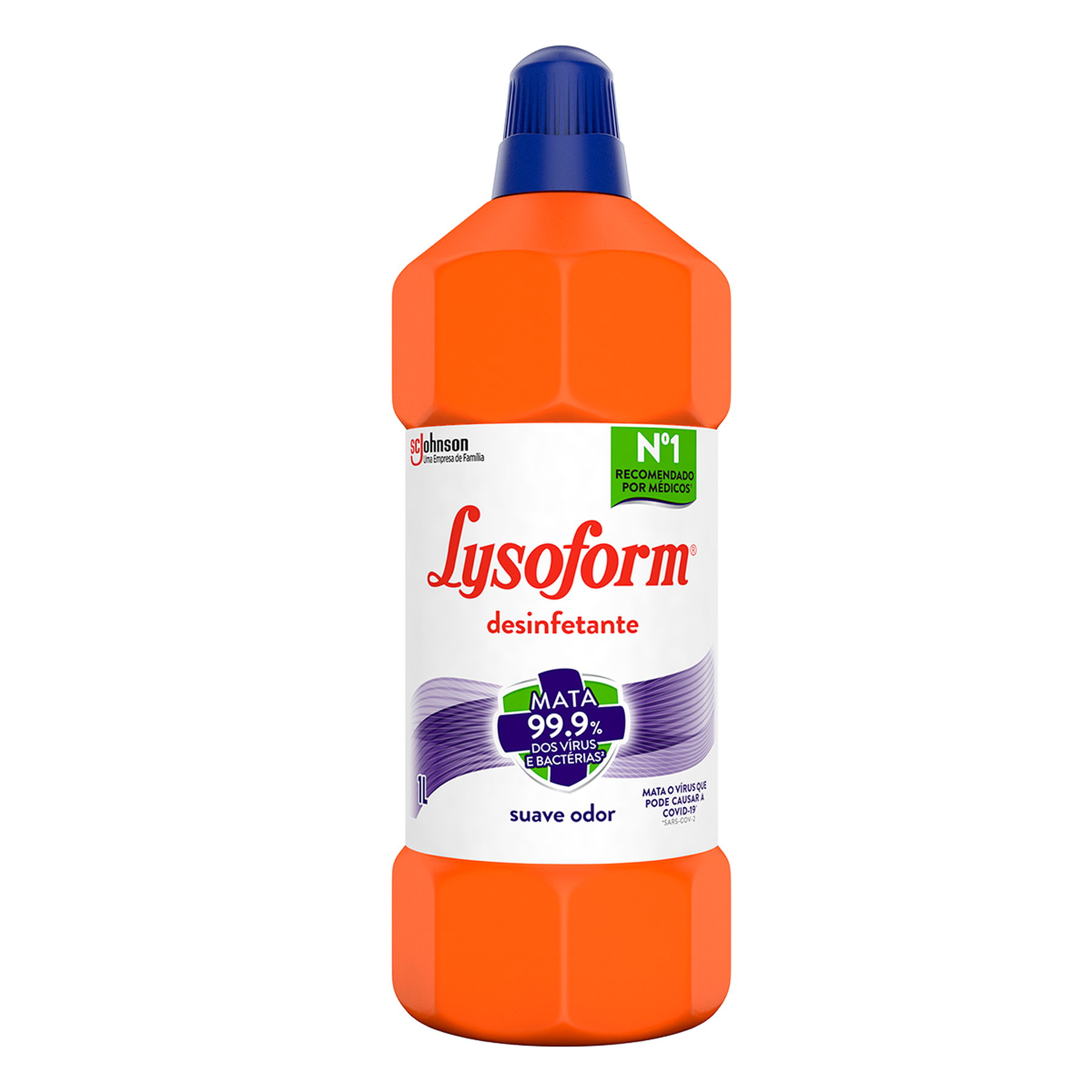 Desinfetante Uso Geral Suave Odor Lysoform Frasco 1l