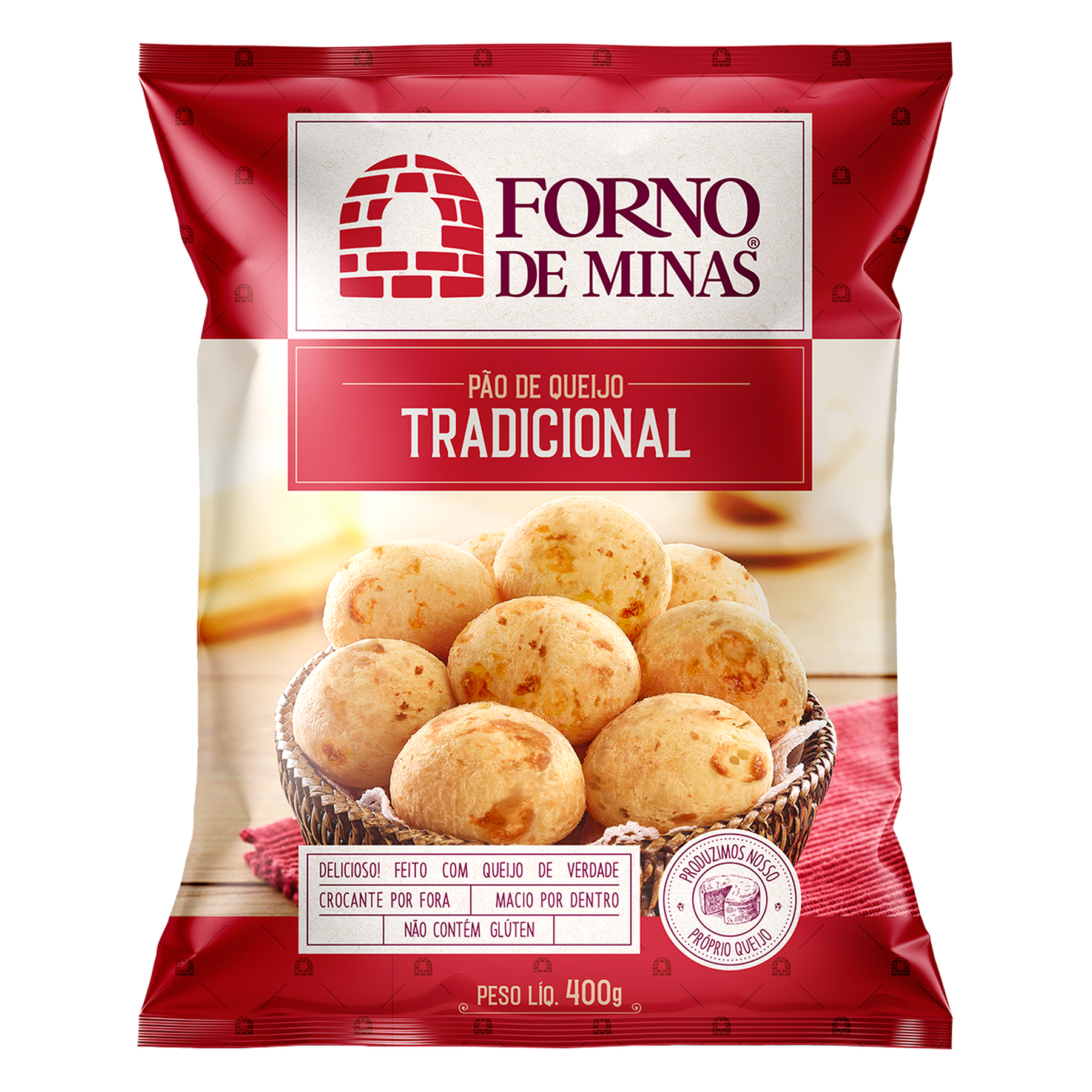 Pão de Queijo Tradicional Forno de Minas 400g