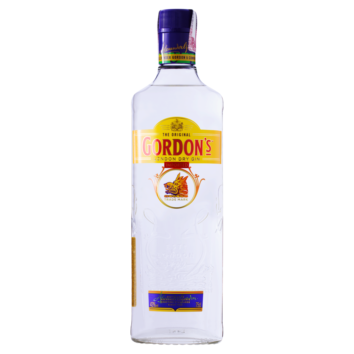 Gin London Dry Gordons Garrafa 750ml