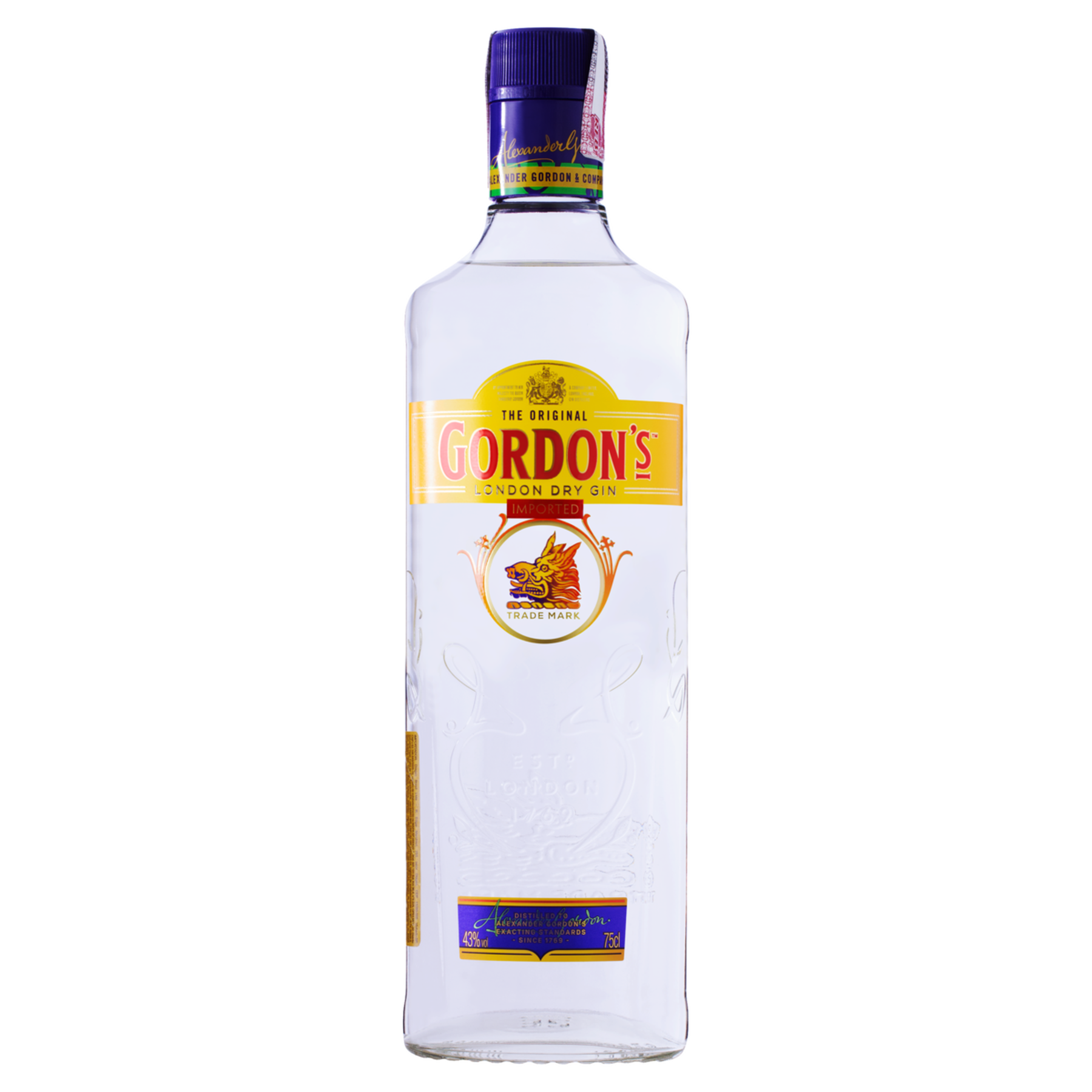 Gin London Dry Gordons Garrafa 750ml