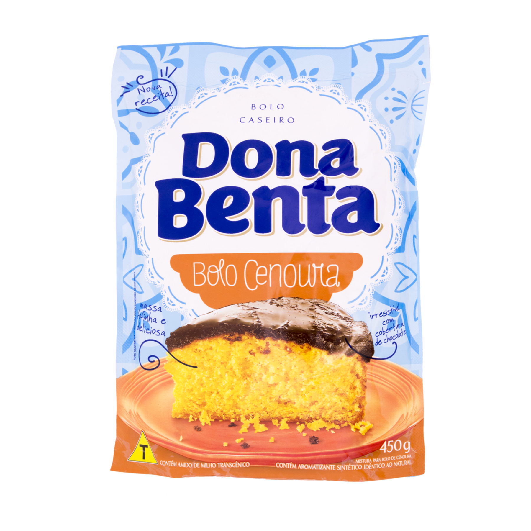 Mistura para Bolo Cenoura Dona Benta Sachê 450g