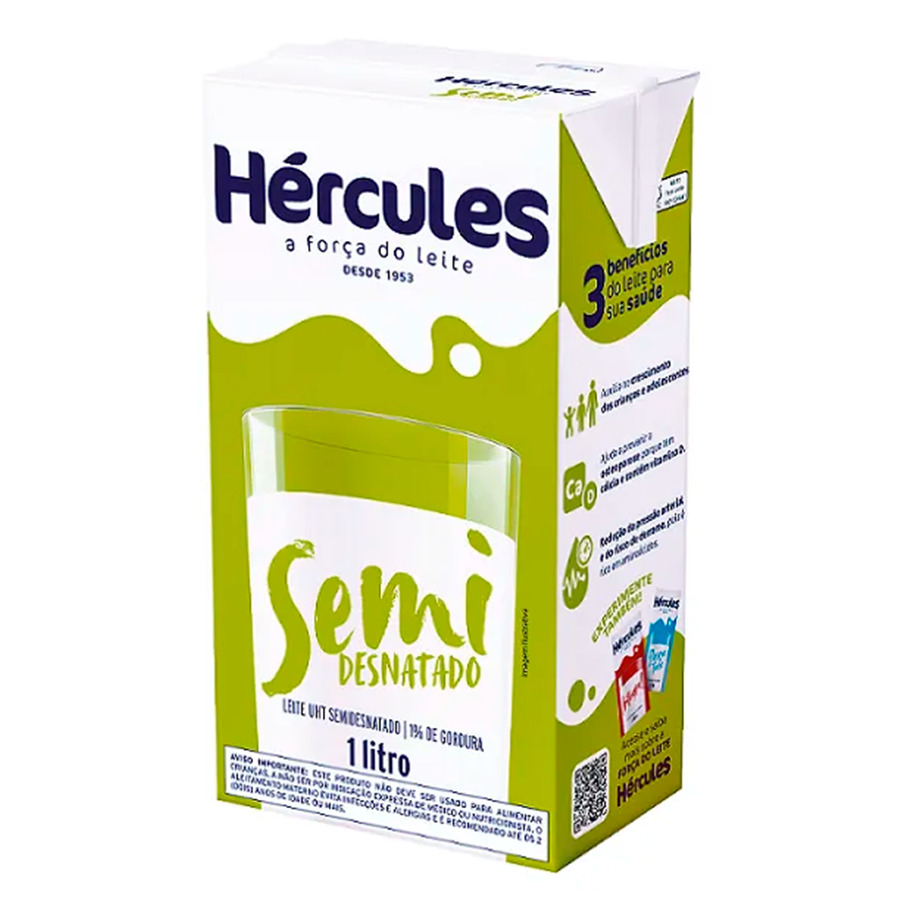 Leite Semidesnatado Hércules 1l