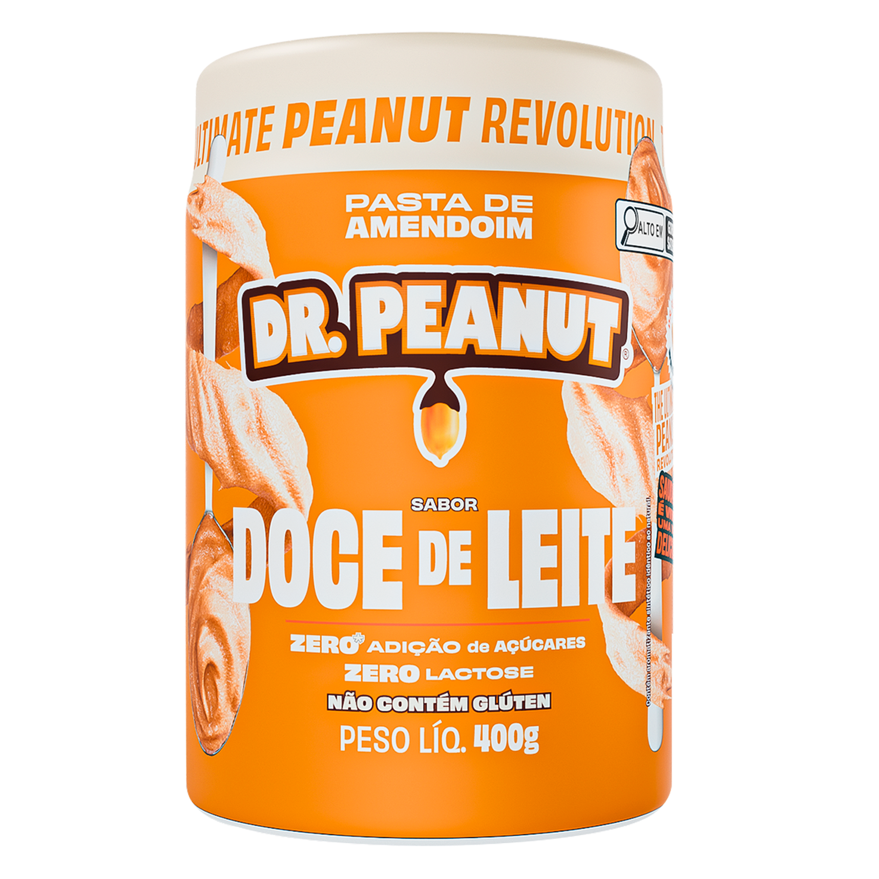 Pasta de Amendoim Doce de Leite Dr. Peanut Pote 400g