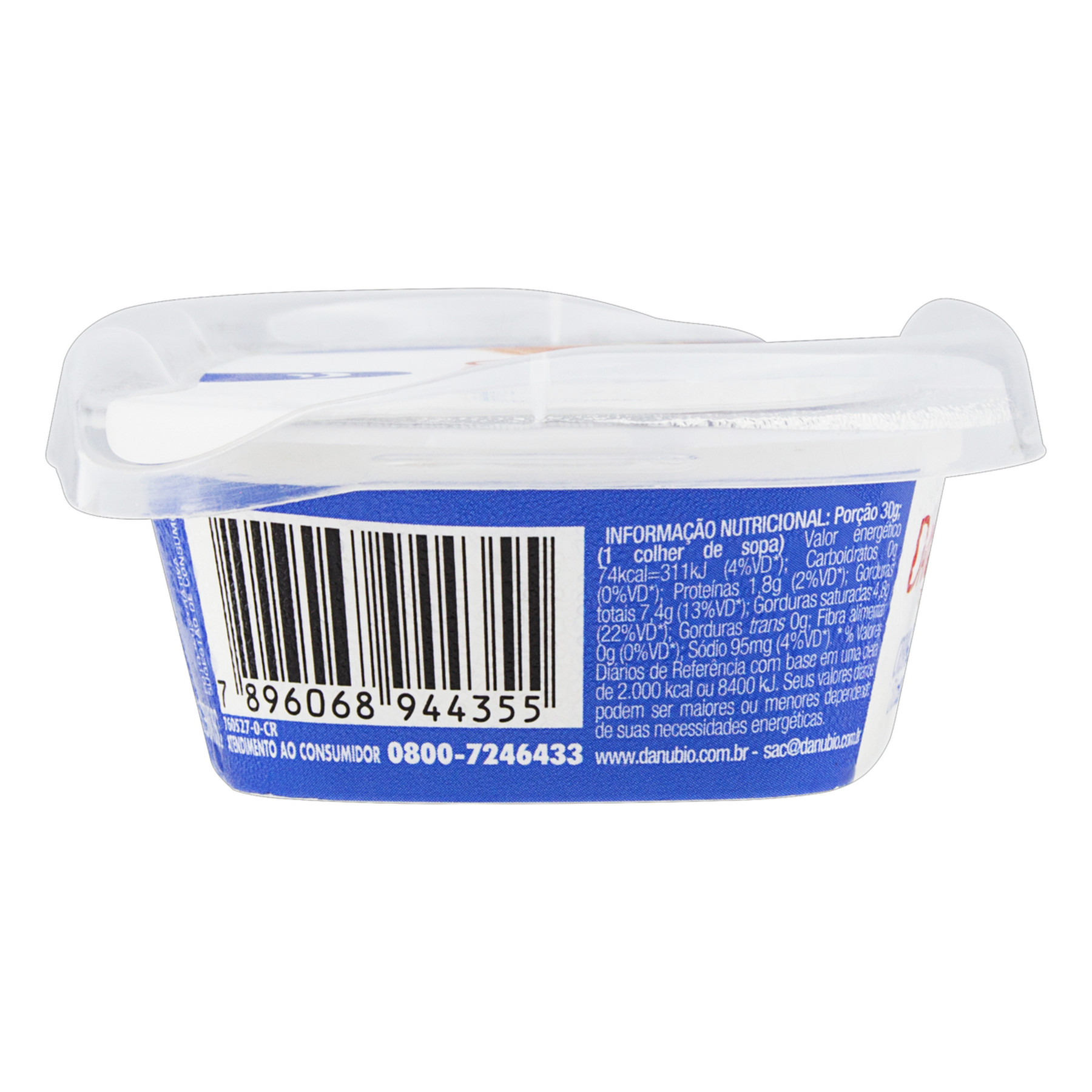 Queijo Cream Cheese Tradicional Danubio Pote 150g