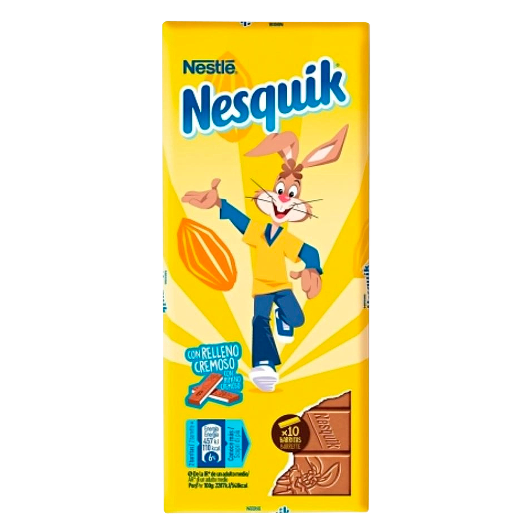 Chocolate com Recheio Cremoso Nesquik Nestl&eacute; 100g