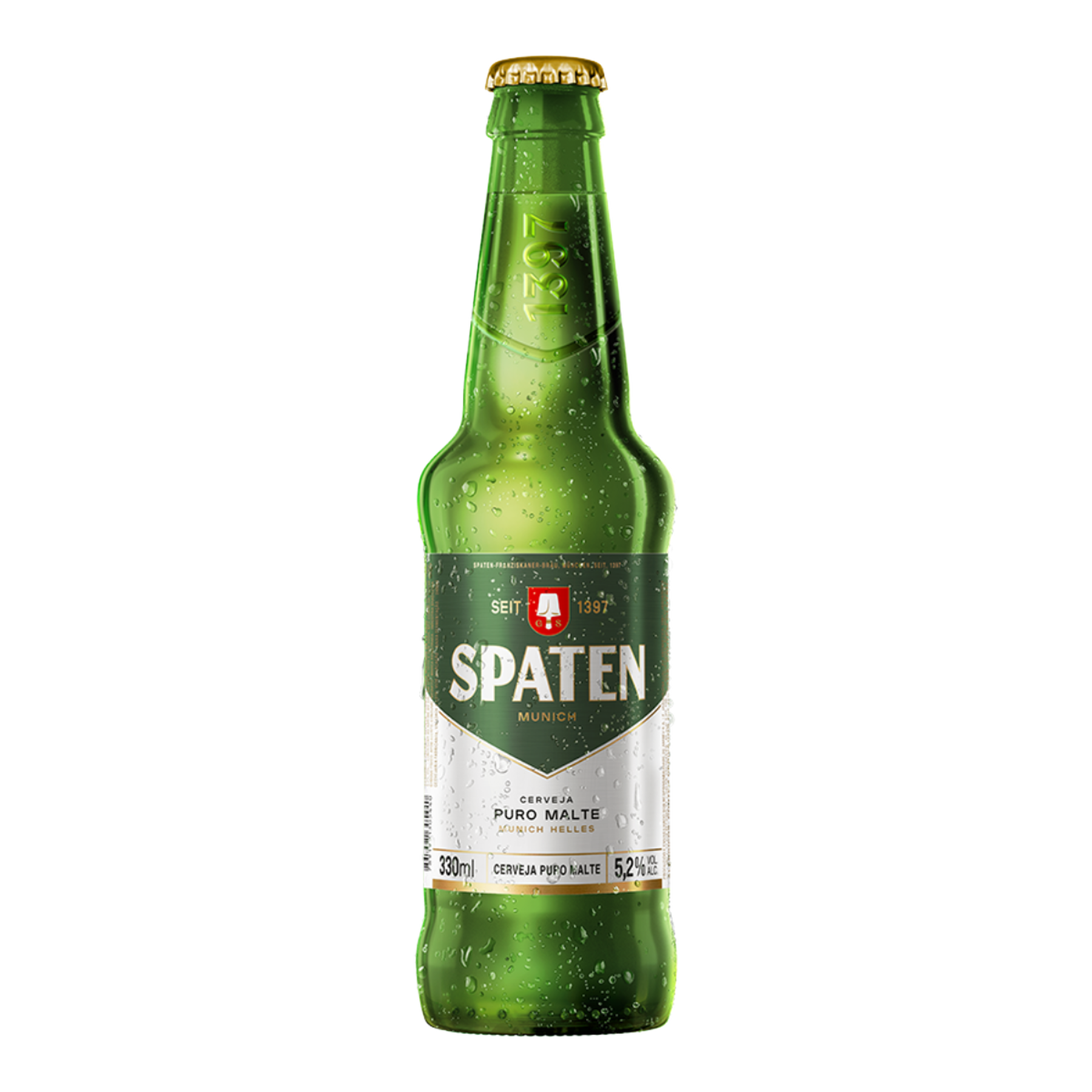 Cerveja Munich Helles Puro Malte Spaten Long Neck 330ml