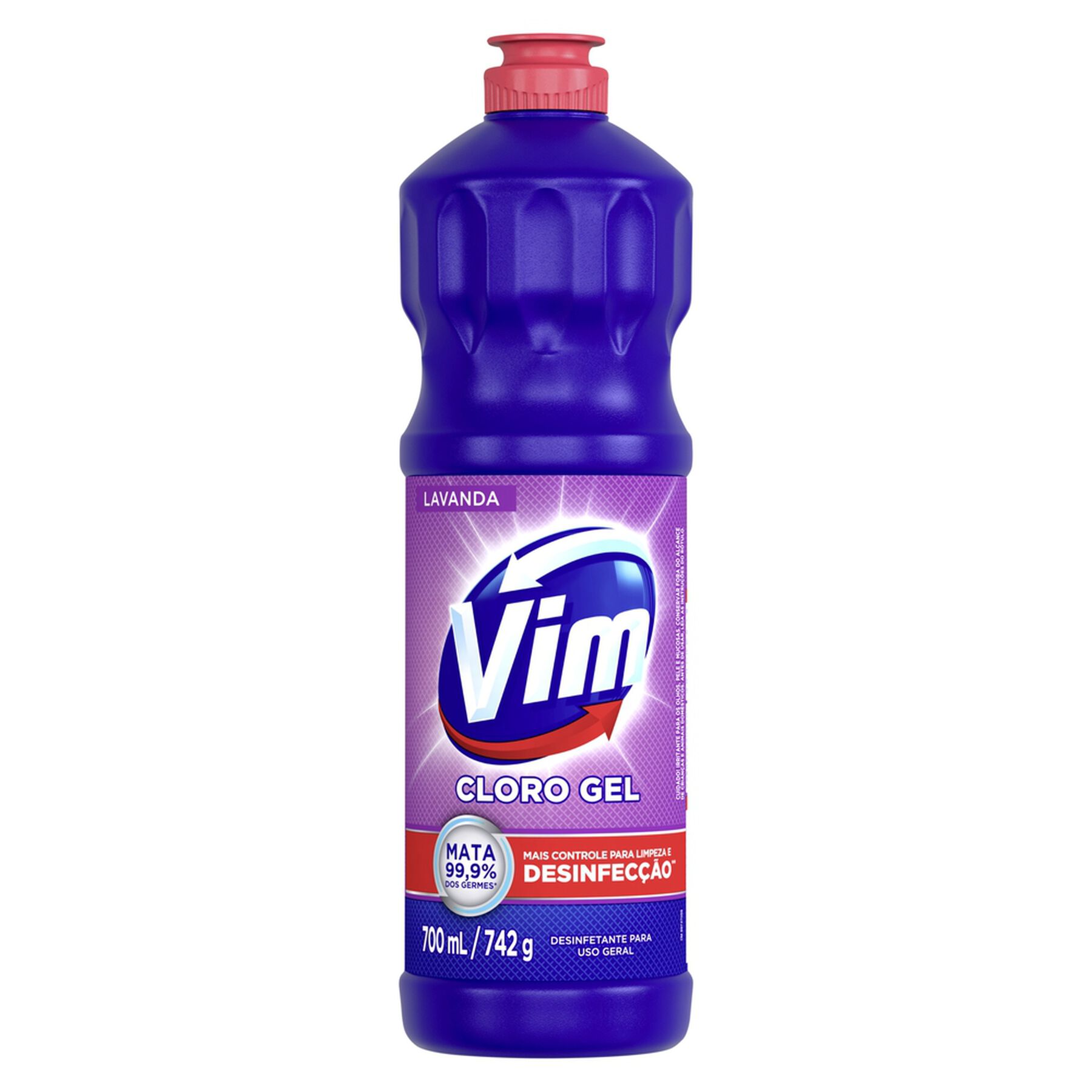 Desinfetante Multiuso Cloro Gel Lavanda Vim Frasco 700ml