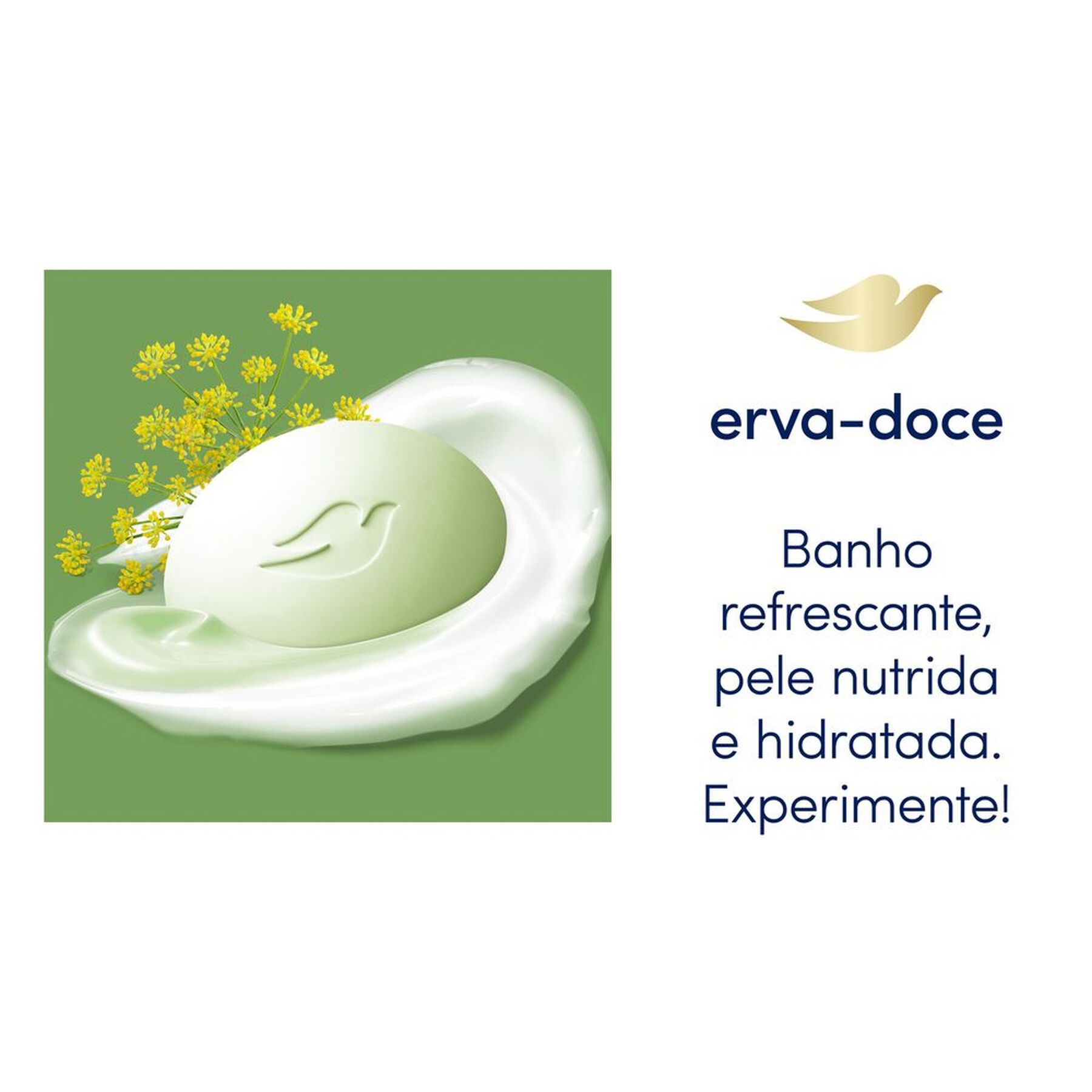 Sabonete Barra Erva-Doce e Camomila Dove Caixa 90g