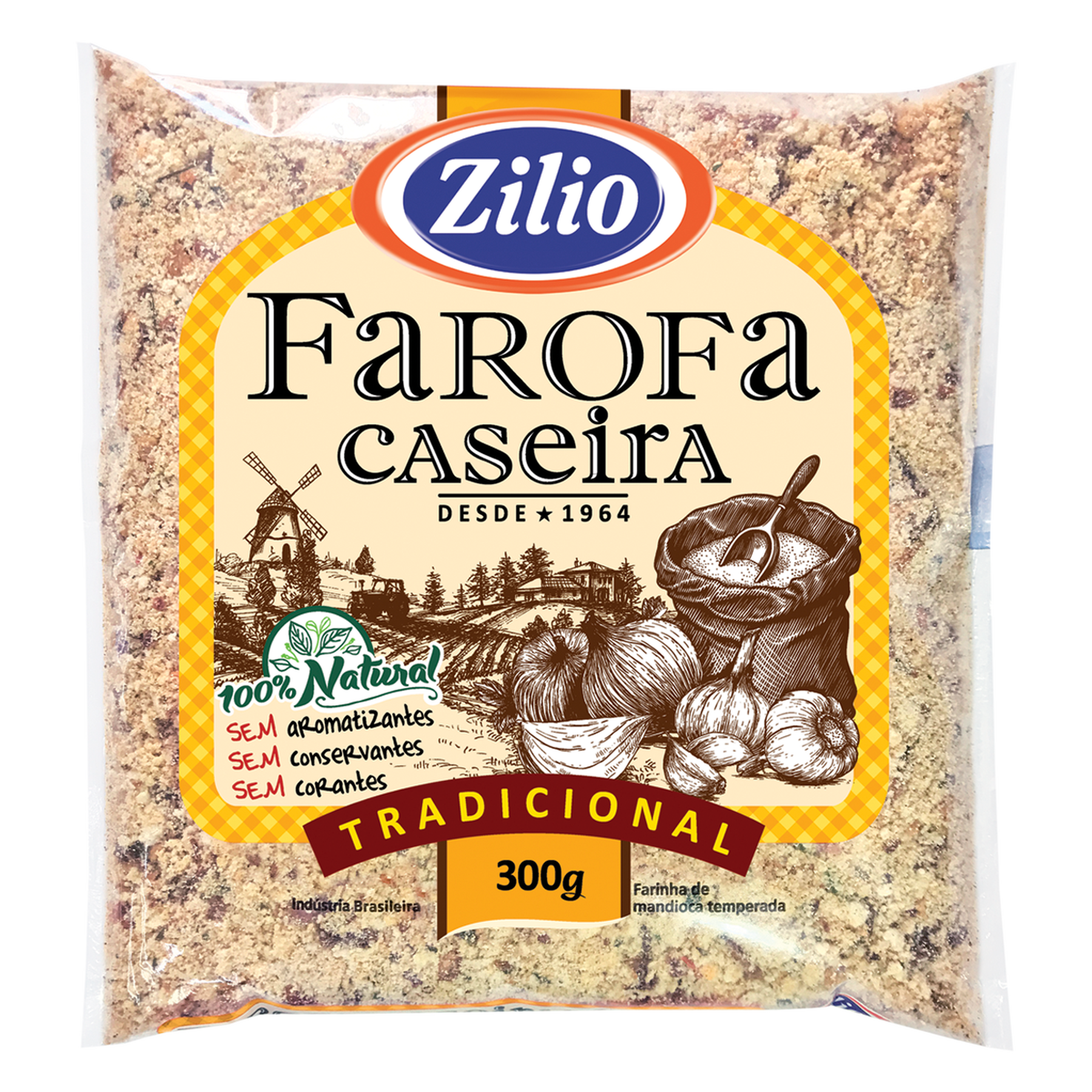 Farofa Caseira Tradicional Zilio 300g