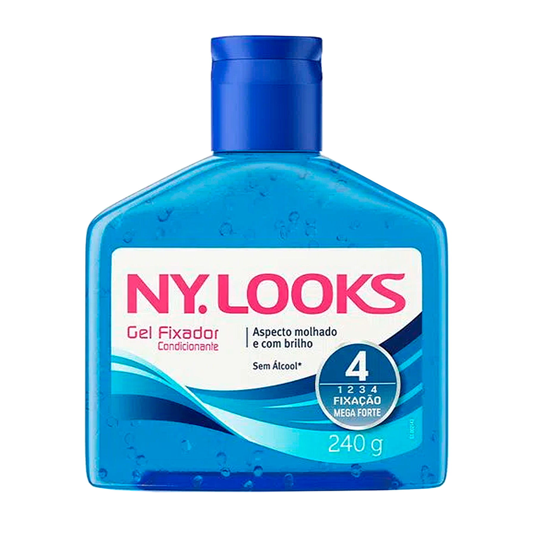 Gel Fixador Mega Forte Ny. Looks Frasco 240g