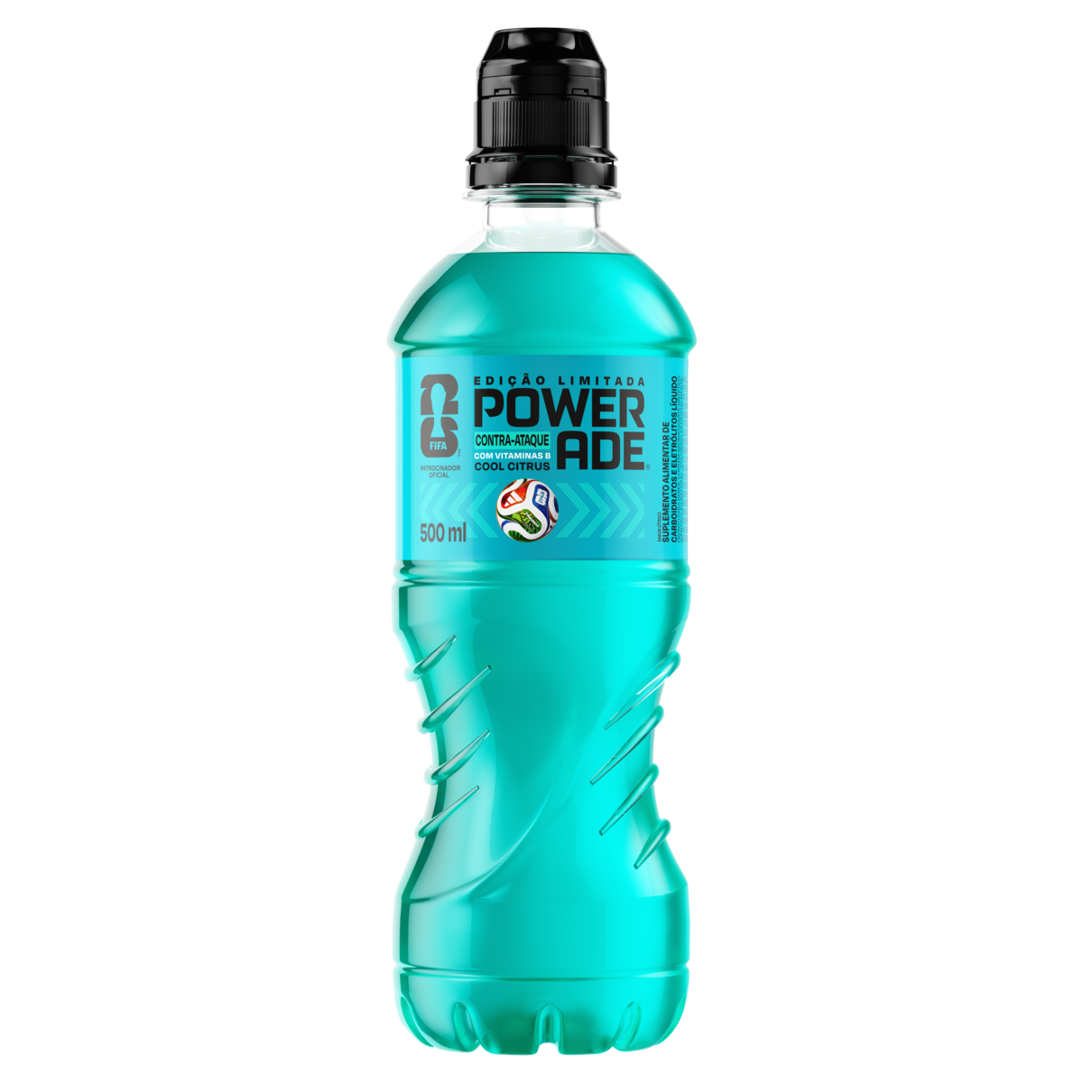 Isot&ocirc;nico Cool Citrus Contra-Ataque Powerade Garrafa 500ml
