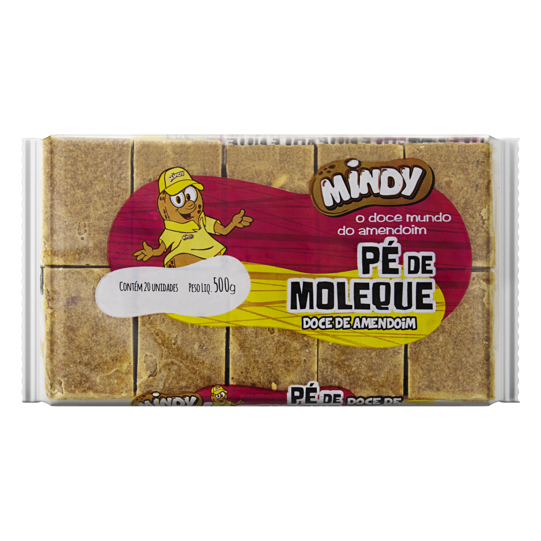 Pé de Moleque Mindy Pacote 500g