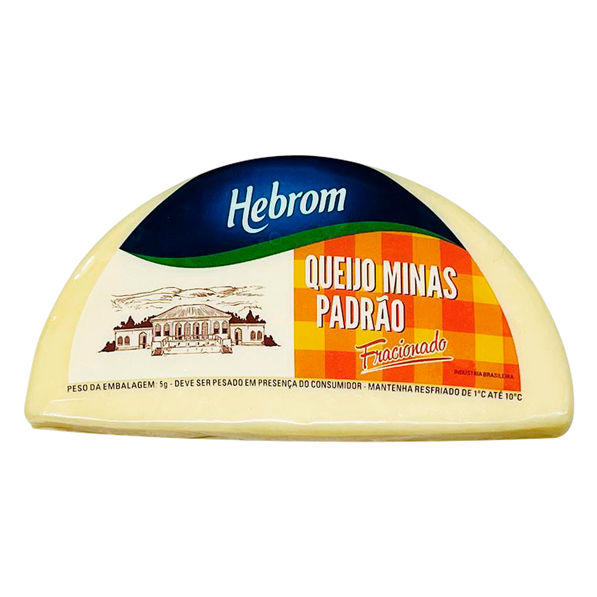 Queijo Minas Padr&atilde;o Hebrom aprox. 500g